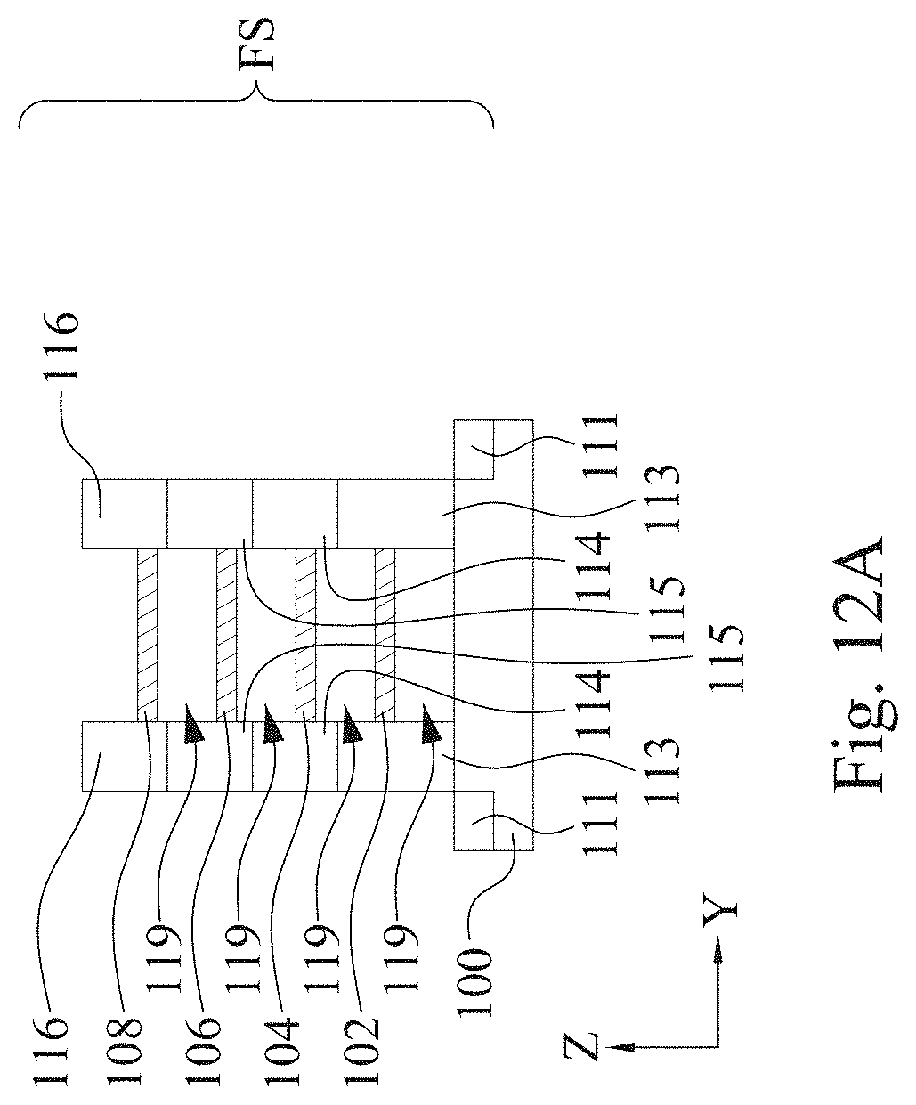 Patent US11776998 Figure 12 – Gate-all-around device