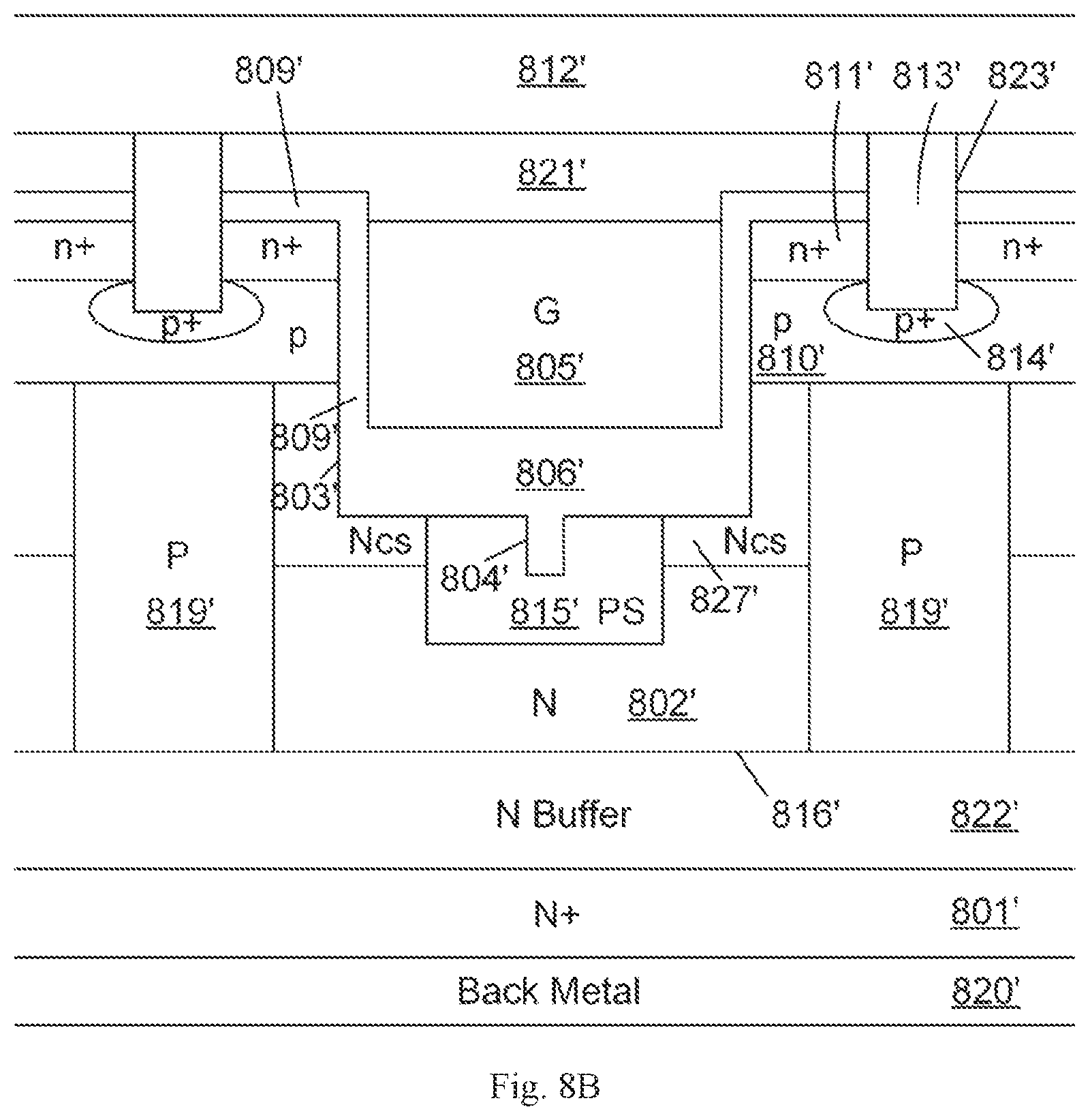 Patent US11777000 Figure 12 – SiC trench MOSFET with low on-resistance and switching loss