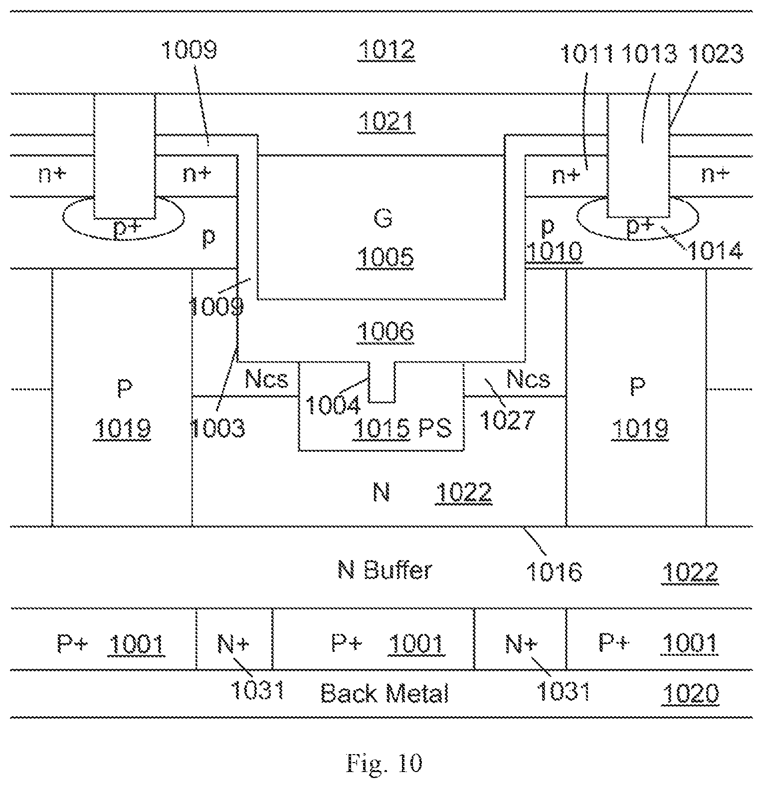 Patent US11777000 Figure 14 – SiC trench MOSFET with low on-resistance and switching loss