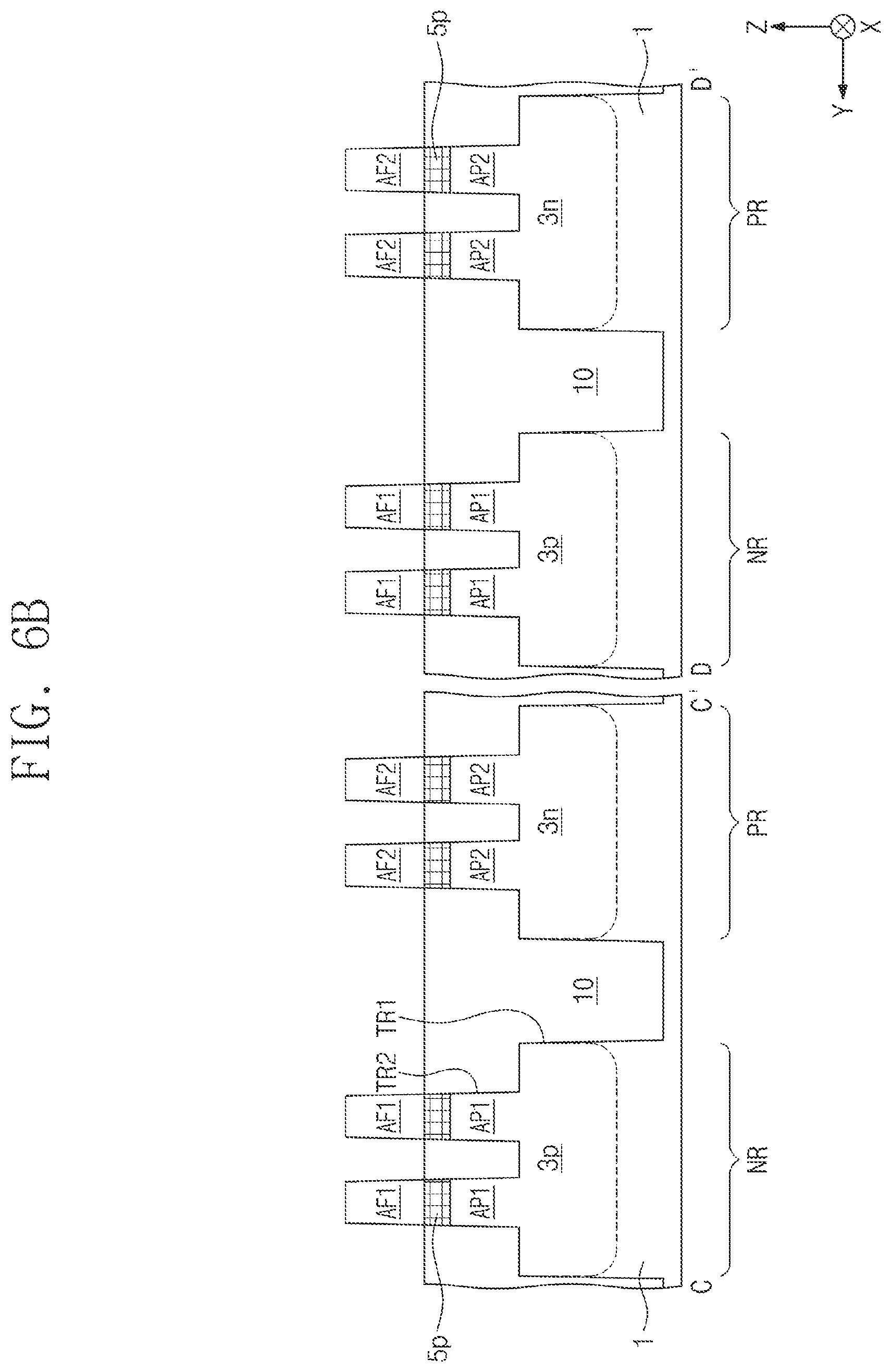 Patent US11777001 Figure 10 – Semiconductor device including superlattice pattern