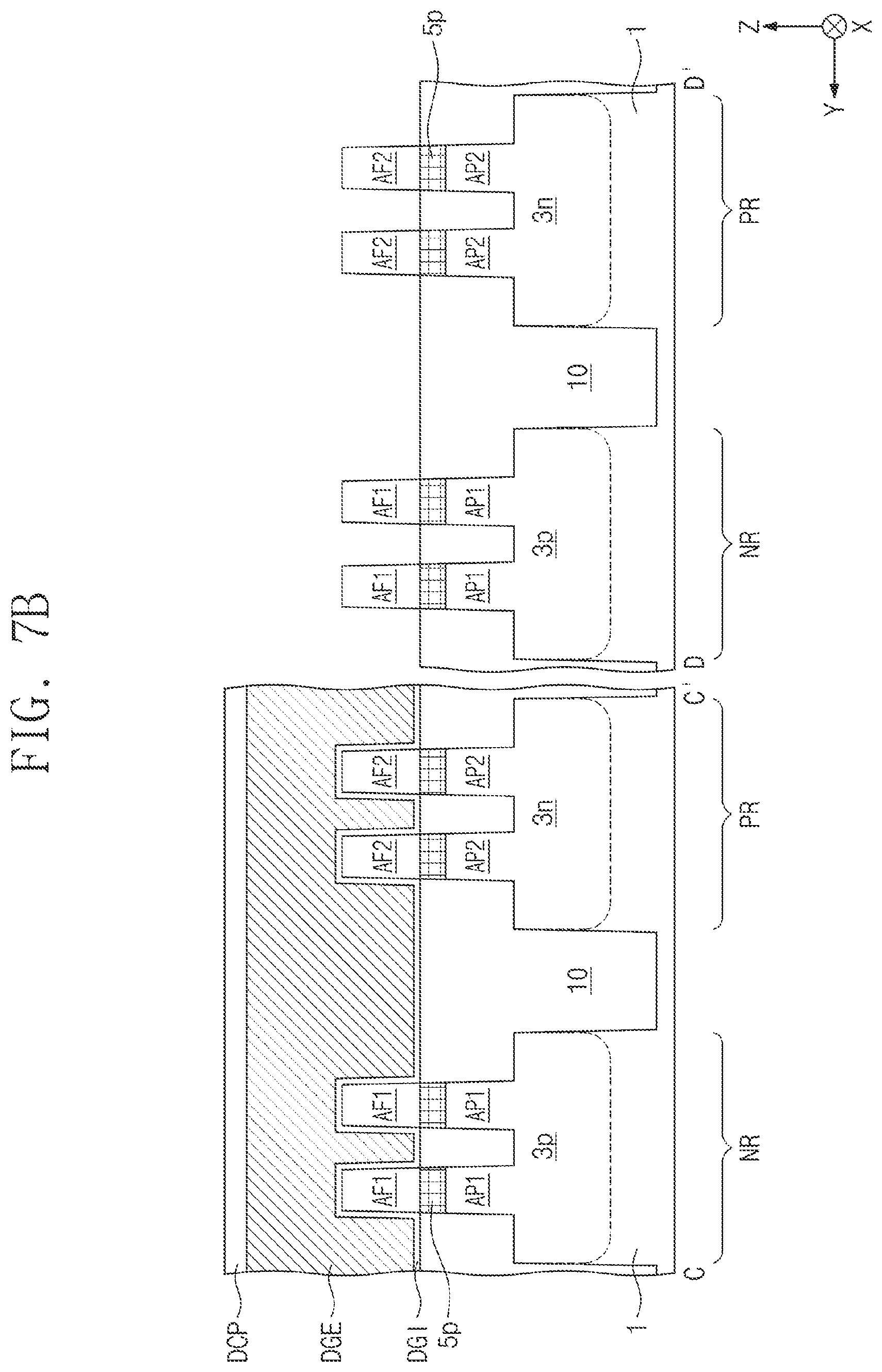 Patent US11777001 Figure 12 – Semiconductor device including superlattice pattern