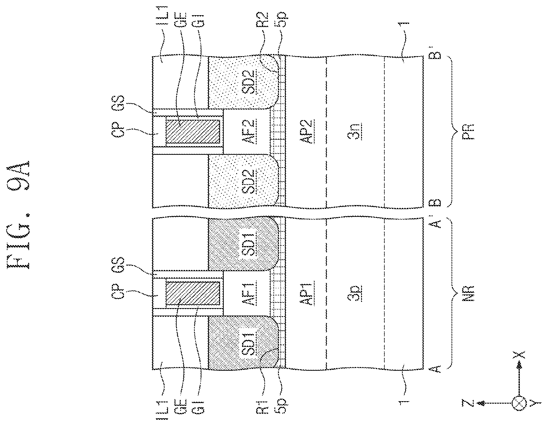 Patent US11777001 Figure 15 – Semiconductor device including superlattice pattern