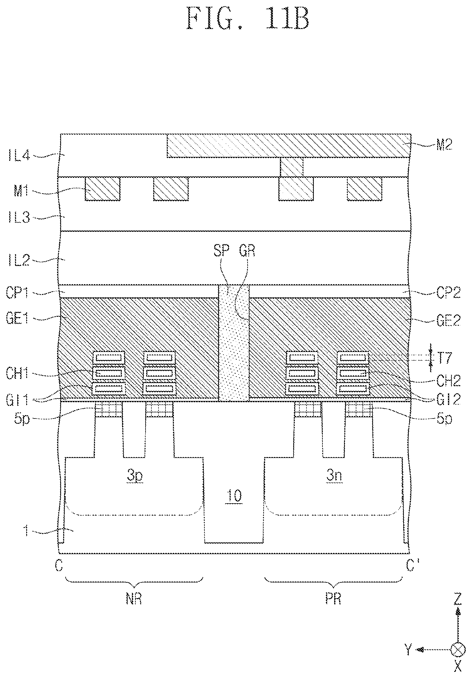 Patent US11777001 Figure 20 – Semiconductor device including superlattice pattern