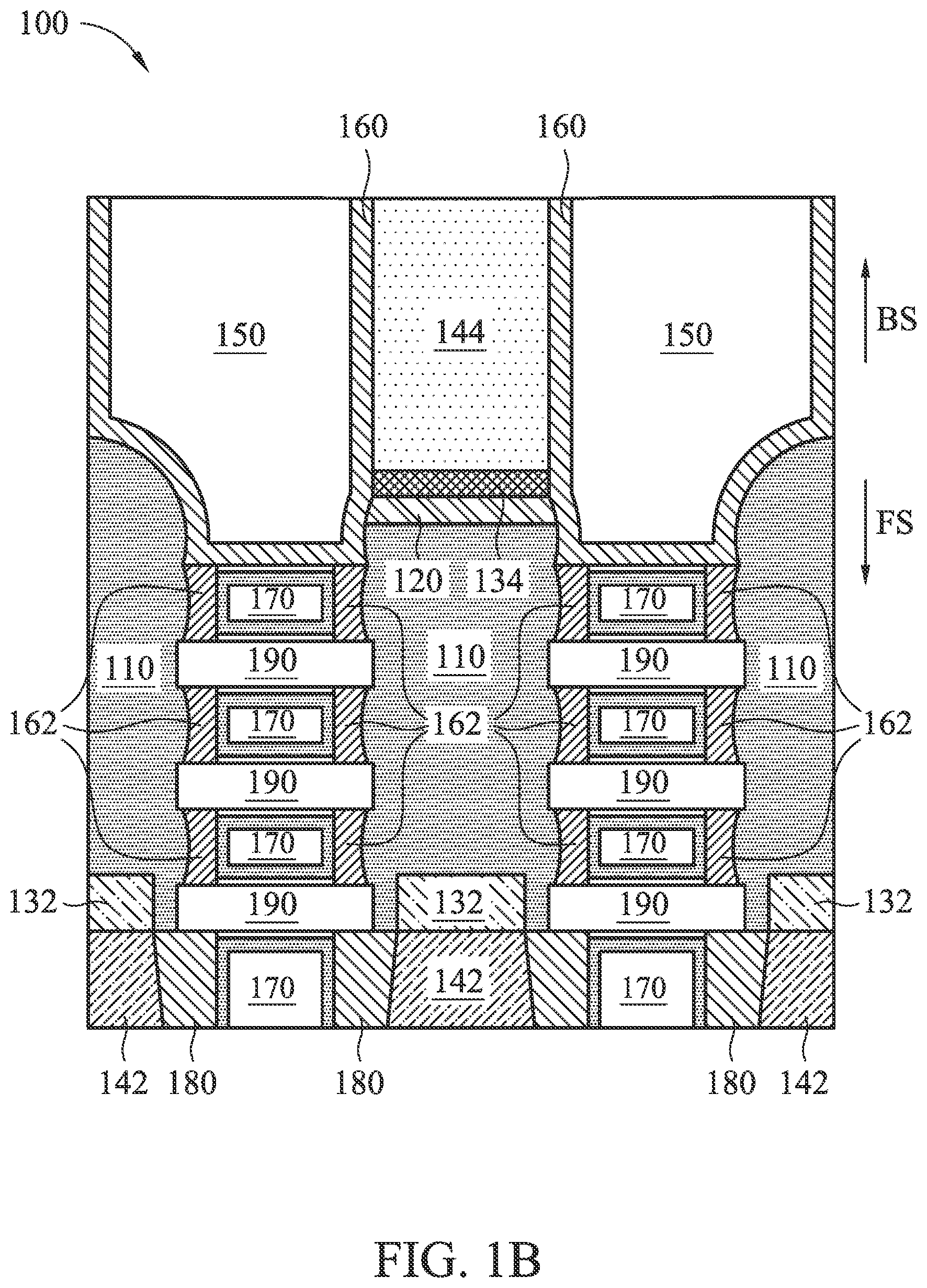 Patent US11777003 Figure 2 – Semiconductor structure with wraparound backside amorphous layer
