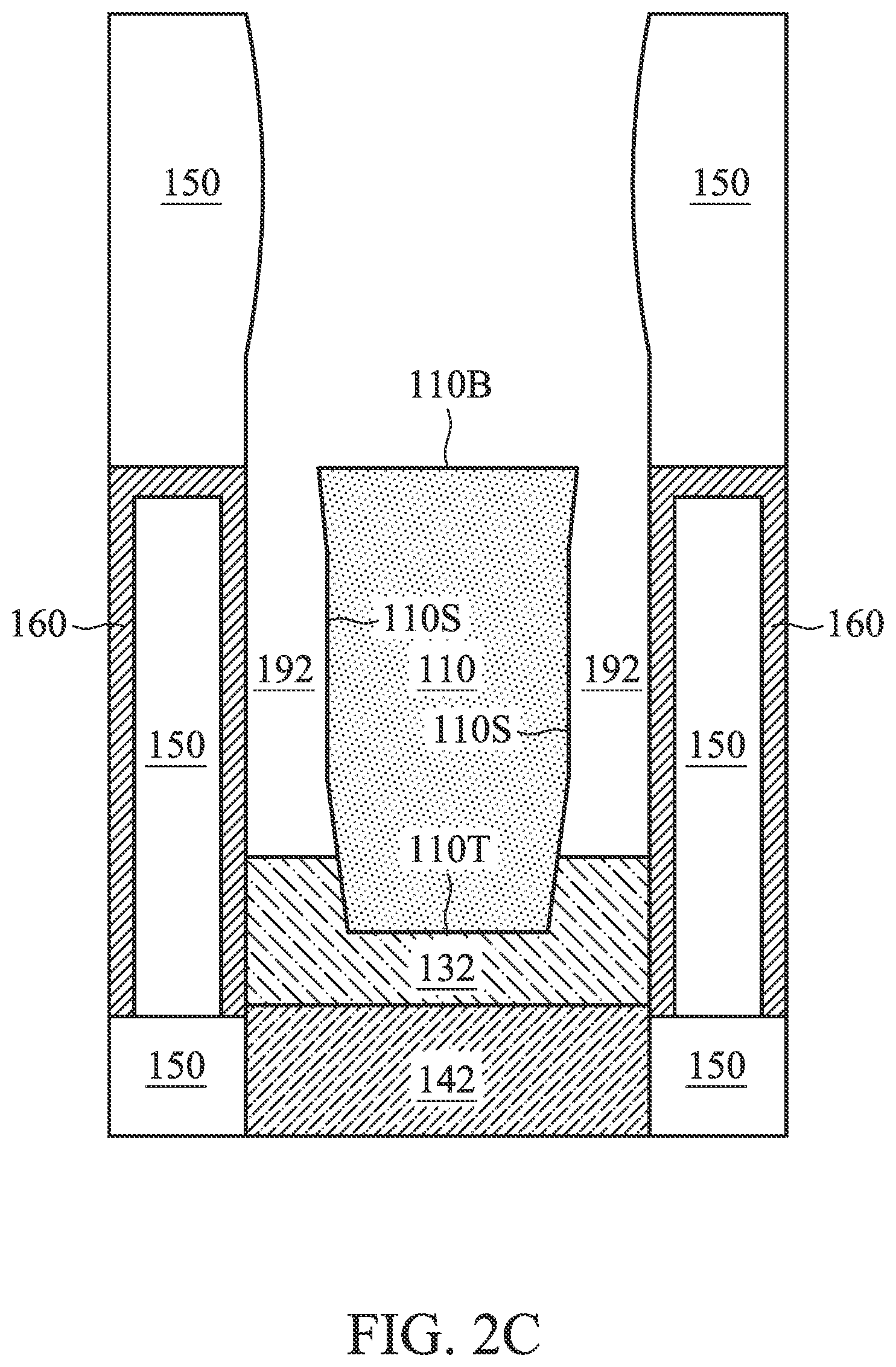 Patent US11777003 Figure 5 – Semiconductor structure with wraparound backside amorphous layer