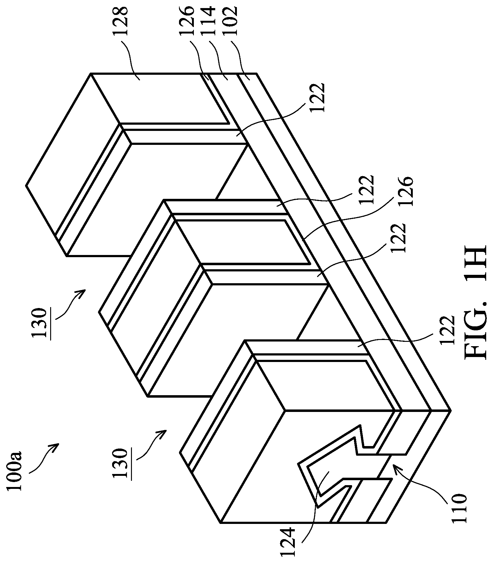 Patent US11777004 Figure 8 – Fin field effect transistor (FinFET) device structure and method for forming the same