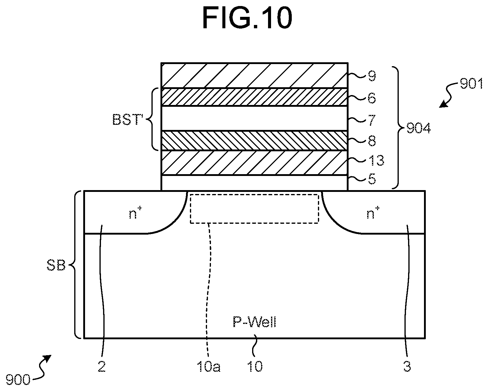 Patent US11777006 Figure 13 – Nonvolatile memory device