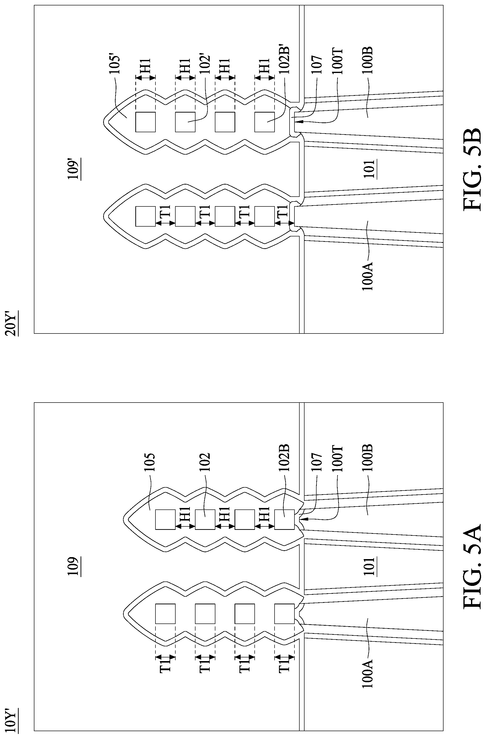 Patent US11777008 Figure 6 – Gate-all-around structure and manufacturing method for the same