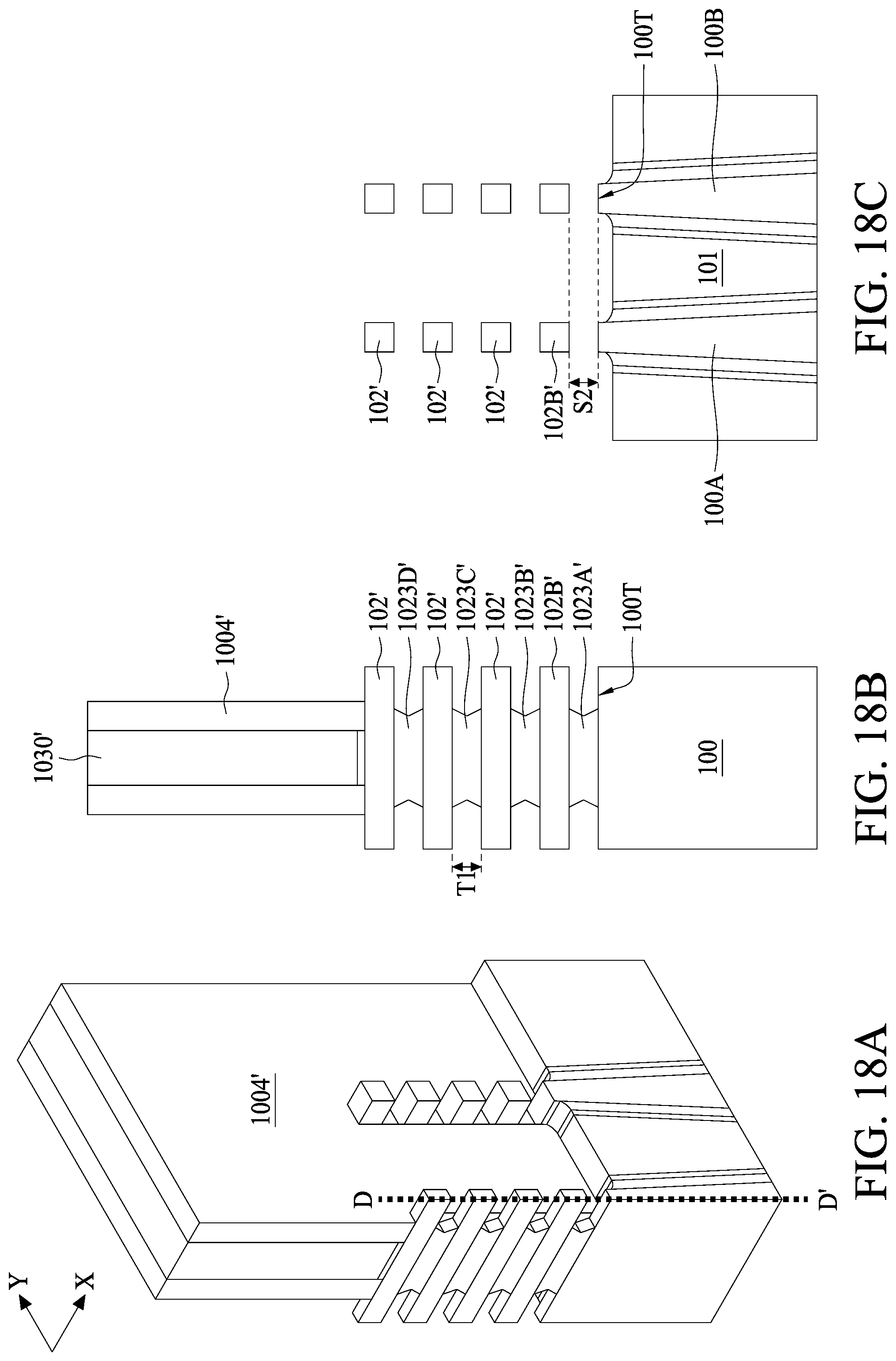 Patent US11777008 Figure 19 – Gate-all-around structure and manufacturing method for the same