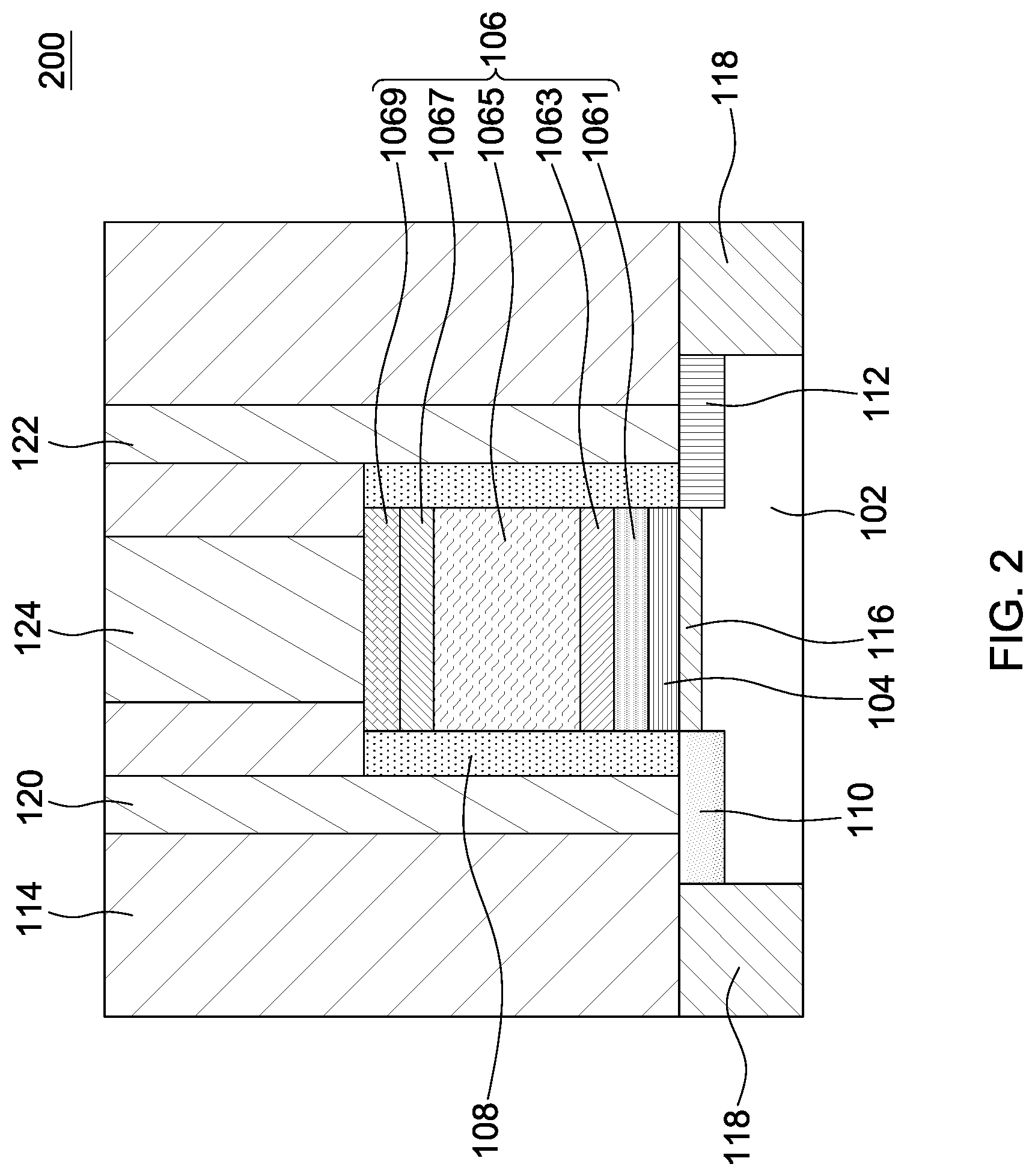 Patent US11777010 Figure 2 – Semiconductor structure and method for forming the same