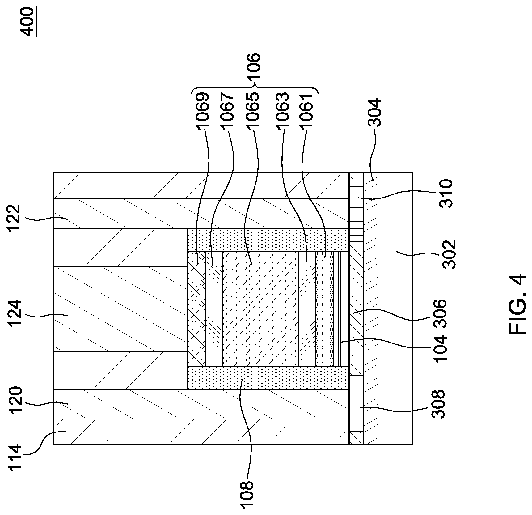 Patent US11777010 Figure 4 – Semiconductor structure and method for forming the same
