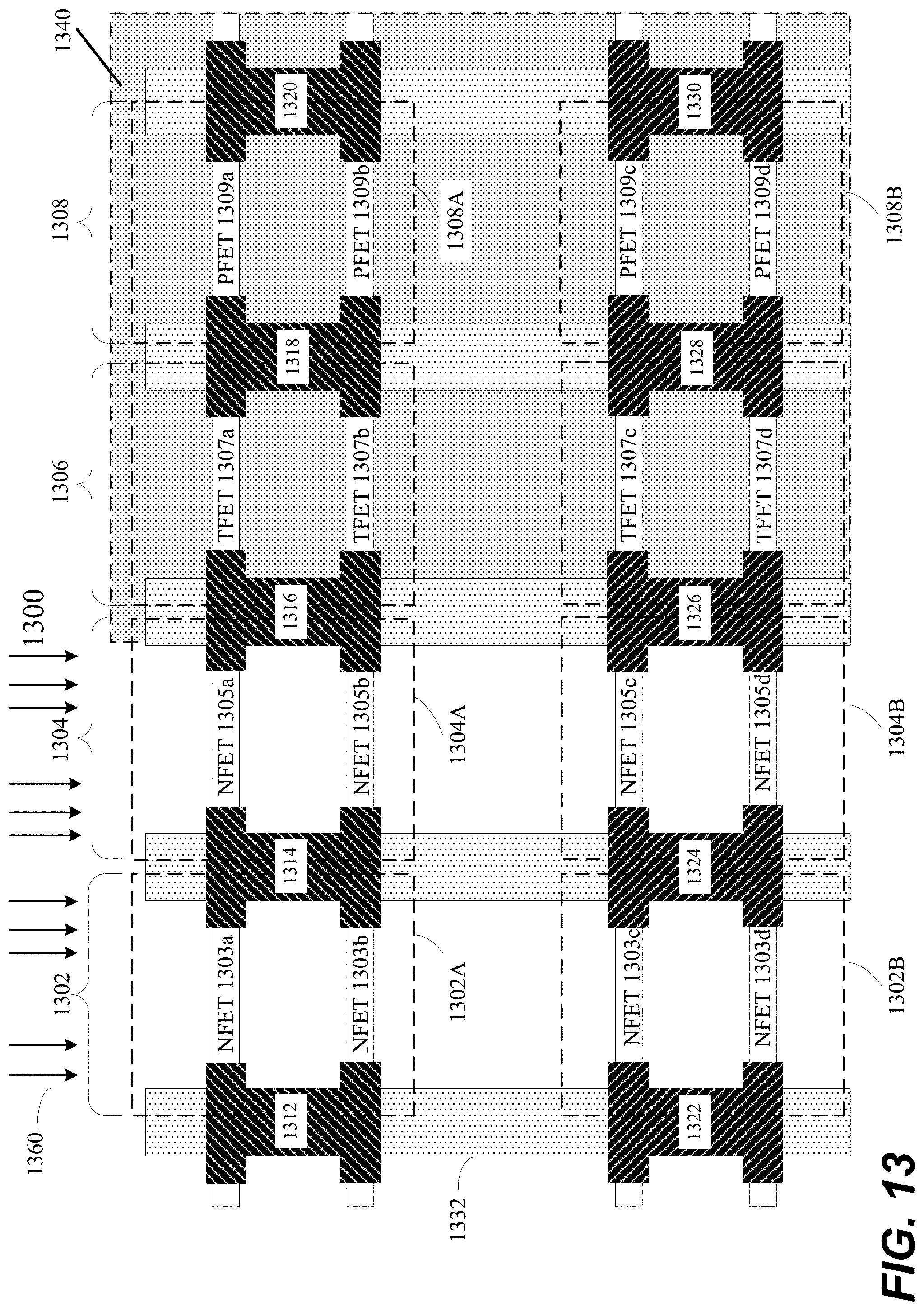 Patent US11777015 Figure 15 – Multiple planes of transistors with different transistor architectures to enhance 3D logic and memory circuits