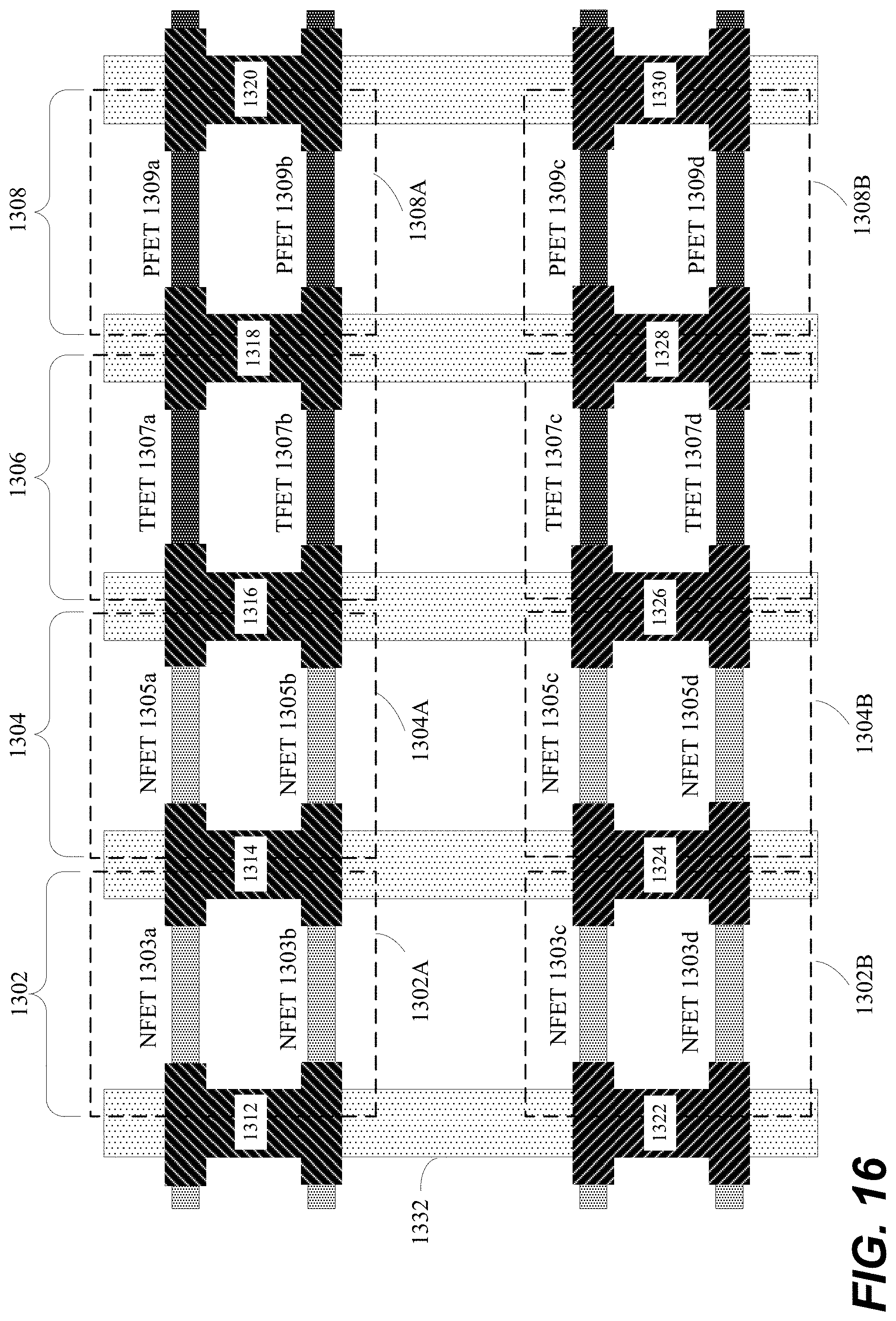 Patent US11777015 Figure 18 – Multiple planes of transistors with different transistor architectures to enhance 3D logic and memory circuits