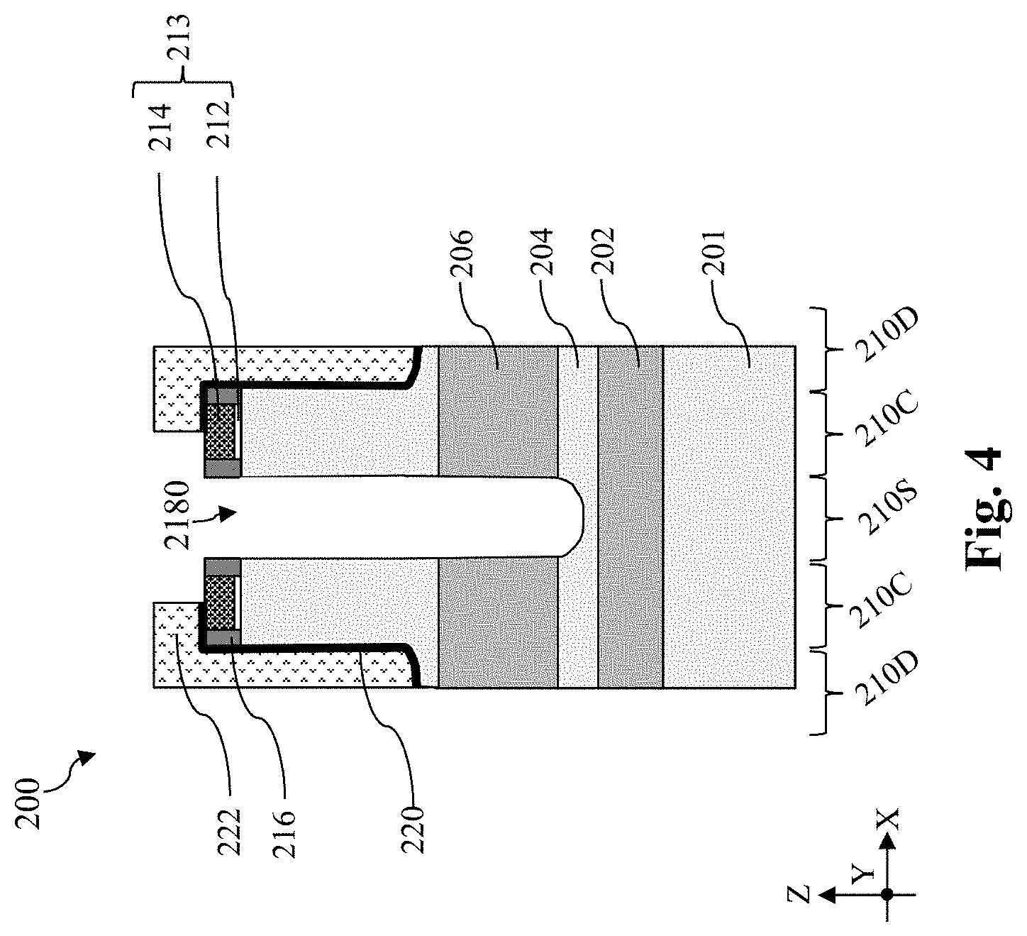 Patent US11777016 Figure 4 – Method of forming backside power rails