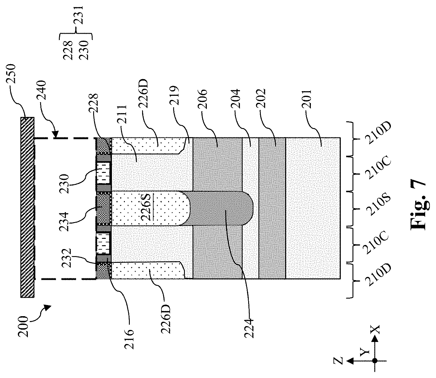 Patent US11777016 Figure 7 – Method of forming backside power rails