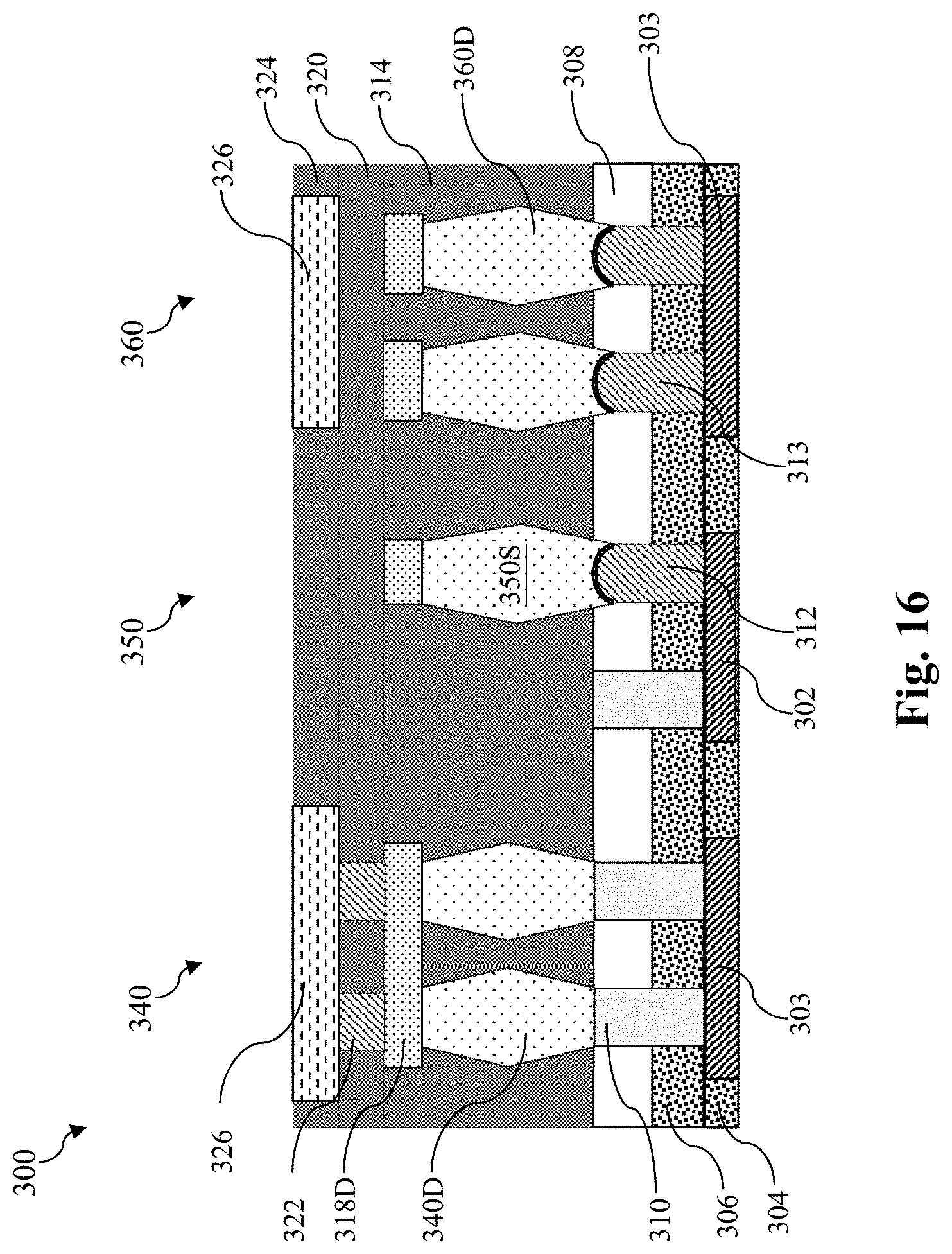 Patent US11777016 Figure 16 – Method of forming backside power rails