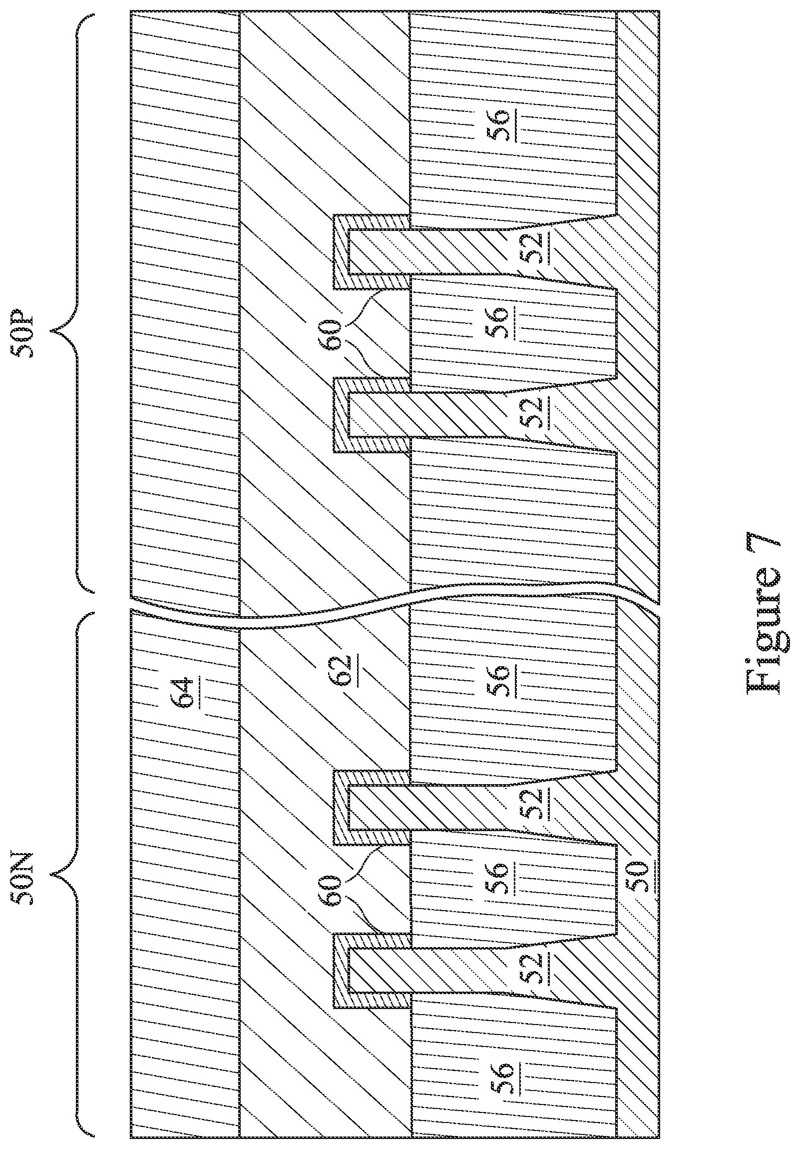 Patent US11777017 Figure 7 – Negative-capacitance and ferroelectric field-effect transistor (NCFET and FE-FET) devices