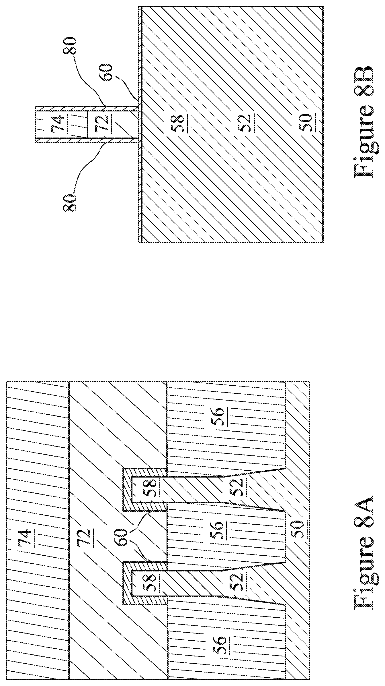 Patent US11777017 Figure 8 – Negative-capacitance and ferroelectric field-effect transistor (NCFET and FE-FET) devices