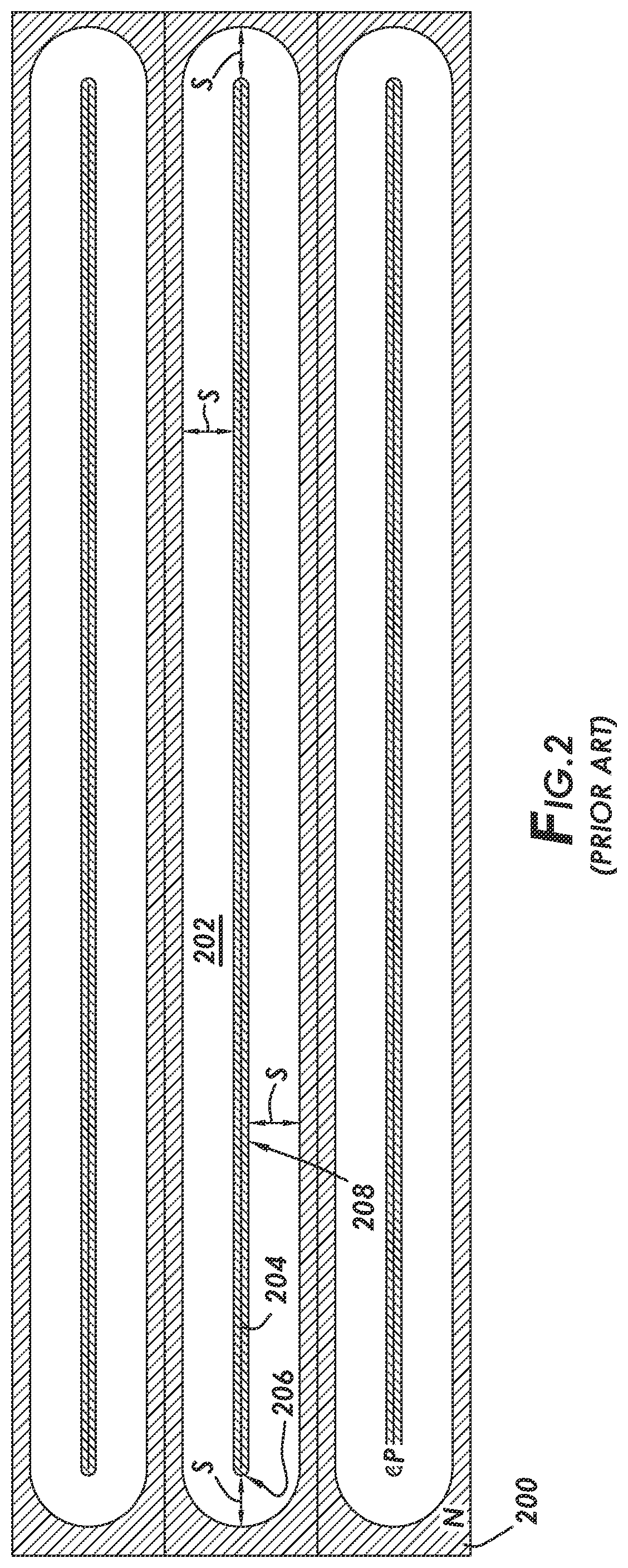 Patent US11777018 Figure 2 – Layout to reduce current crowding at endpoints