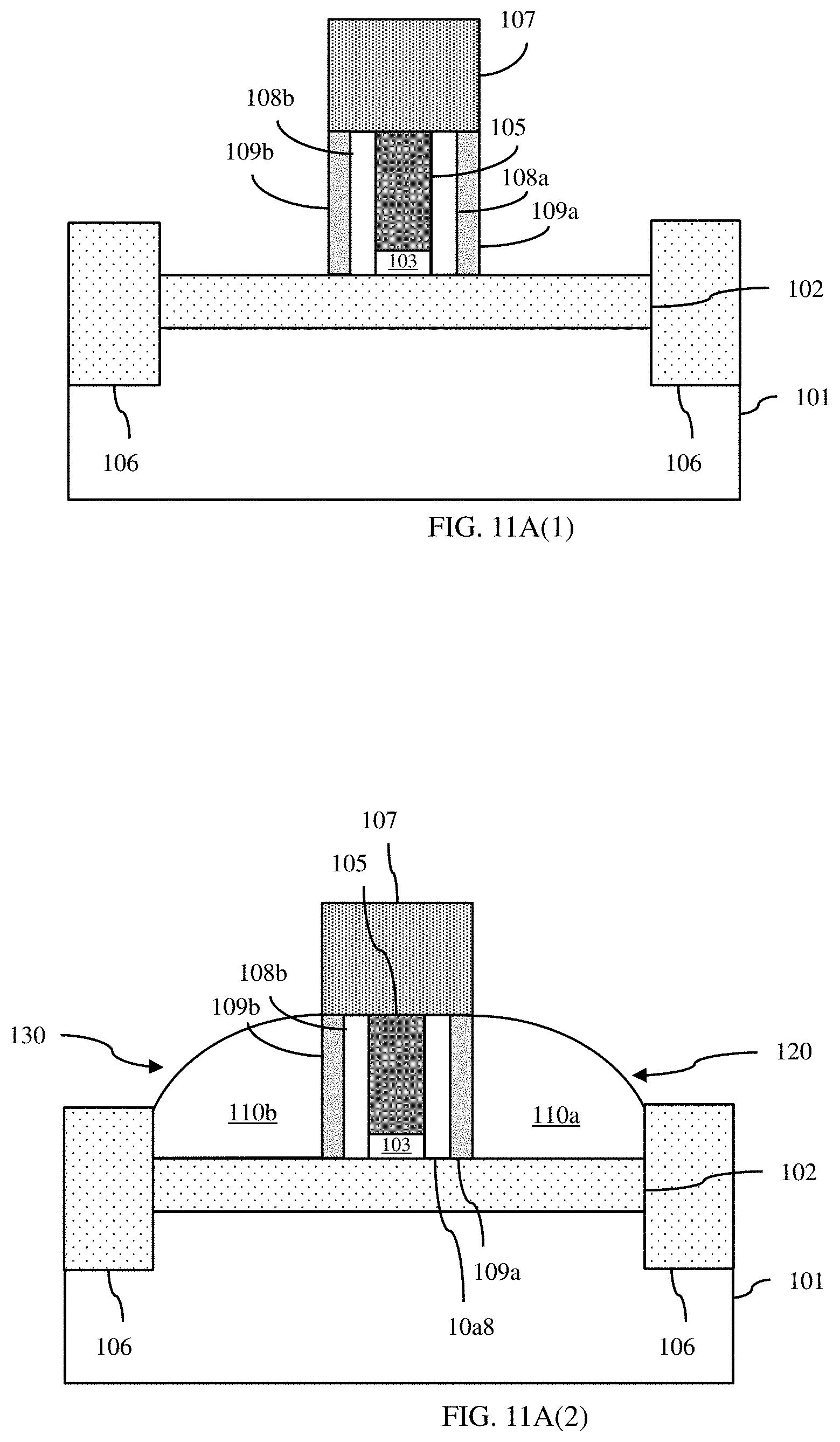 Patent US11777019 Figure 10 – Lateral heterojunction bipolar transistor with improved breakdown voltage and method