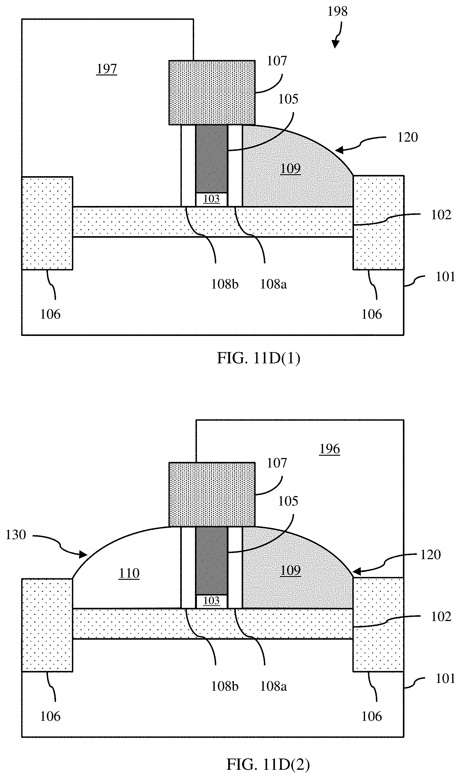 Patent US11777019 Figure 13 – Lateral heterojunction bipolar transistor with improved breakdown voltage and method