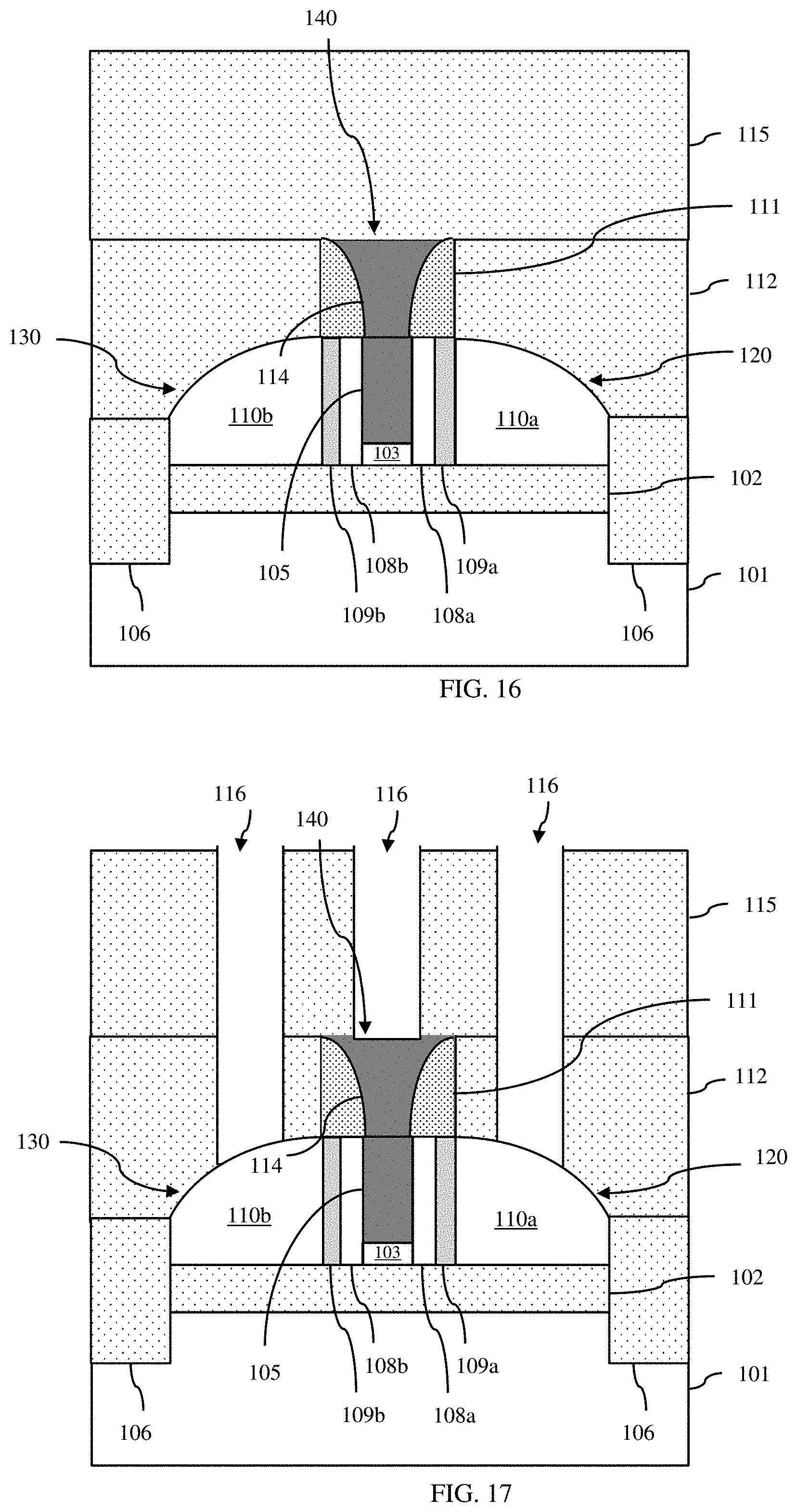 Patent US11777019 Figure 17 – Lateral heterojunction bipolar transistor with improved breakdown voltage and method