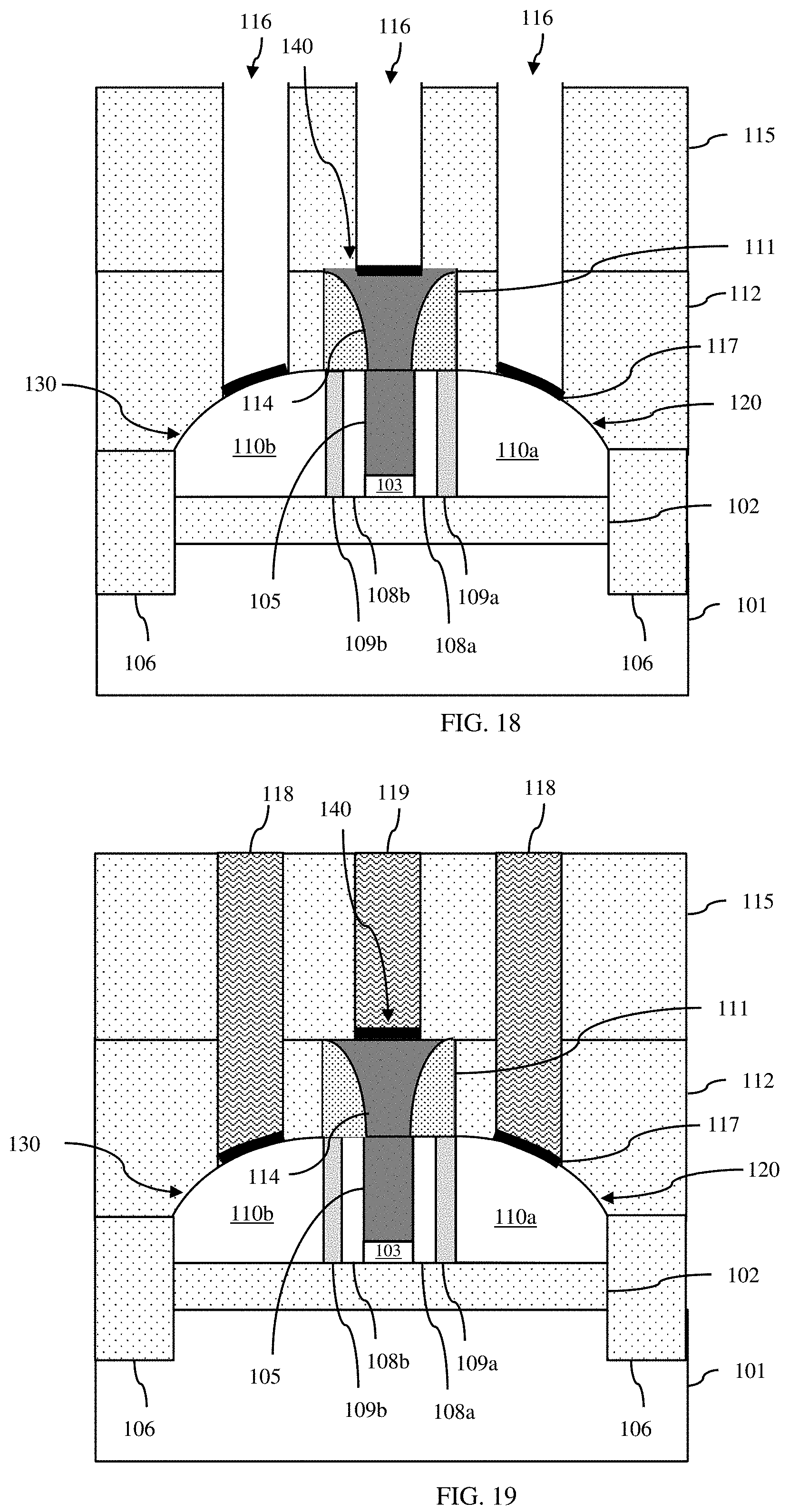 Patent US11777019 Figure 18 – Lateral heterojunction bipolar transistor with improved breakdown voltage and method