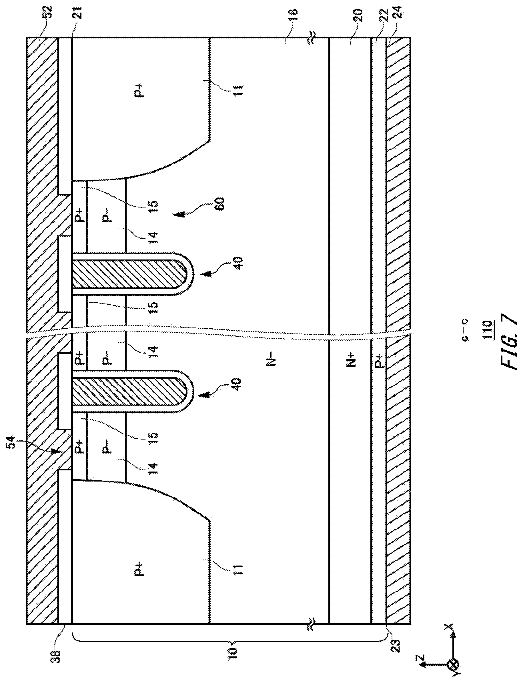 Patent US11777020 Figure 7 – Semiconductor device and semiconductor module