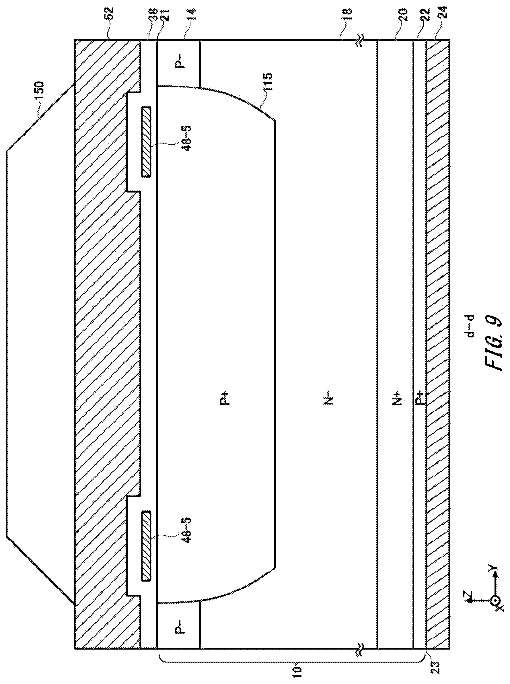 Patent US11777020 Figure 9 – Semiconductor device and semiconductor module