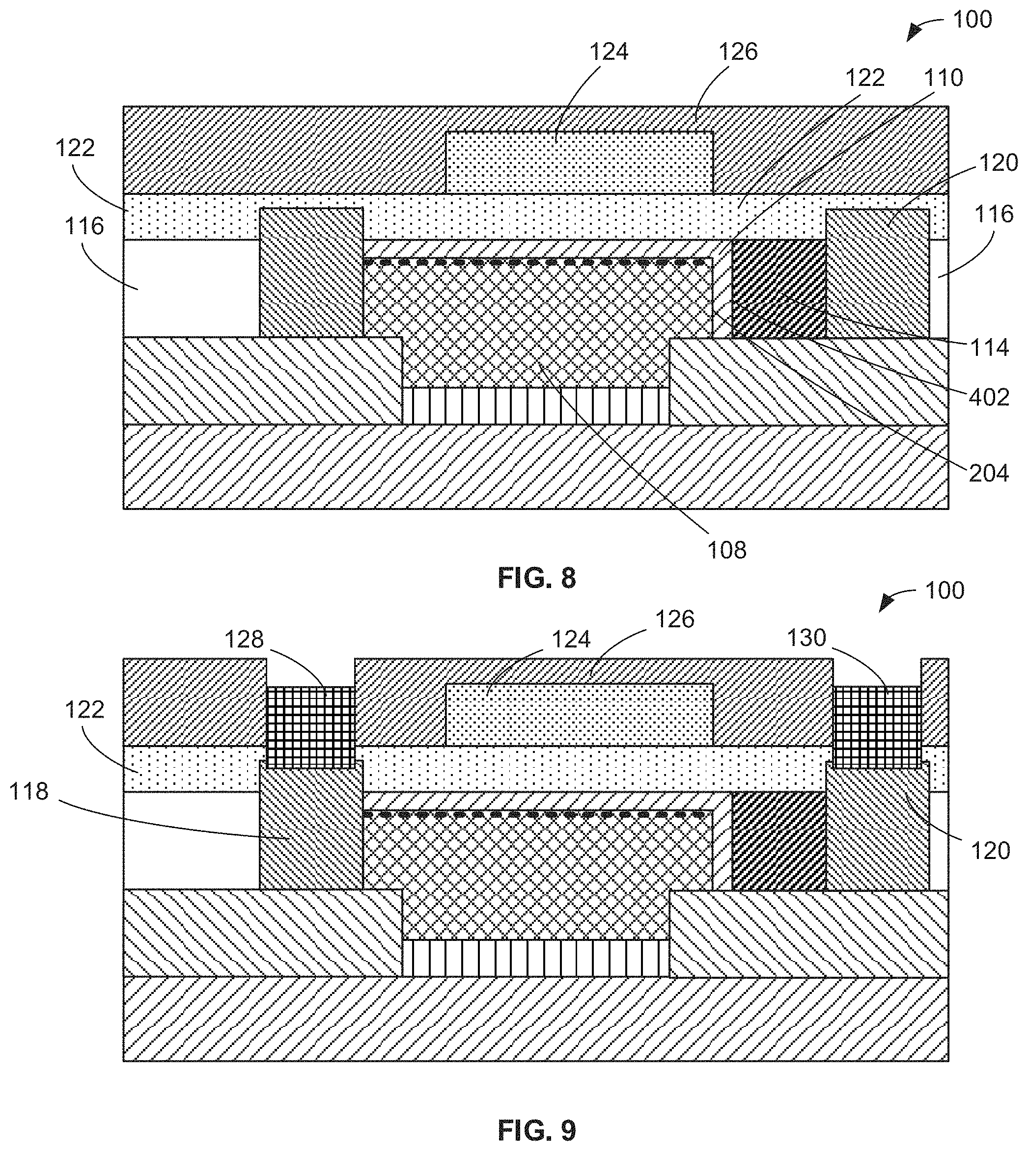 Patent US11777022 Figure 4 – Transistors including first and second semiconductor materials between source and drain regions and methods of manufacturing the same