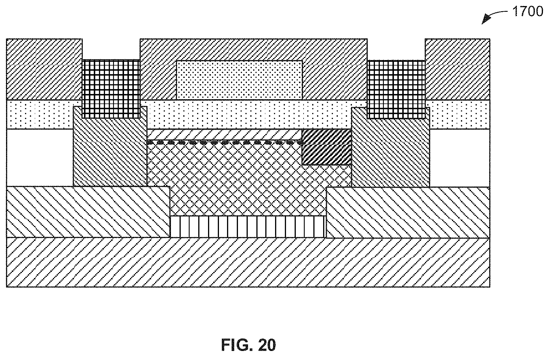 Patent US11777022 Figure 9 – Transistors including first and second semiconductor materials between source and drain regions and methods of manufacturing the same