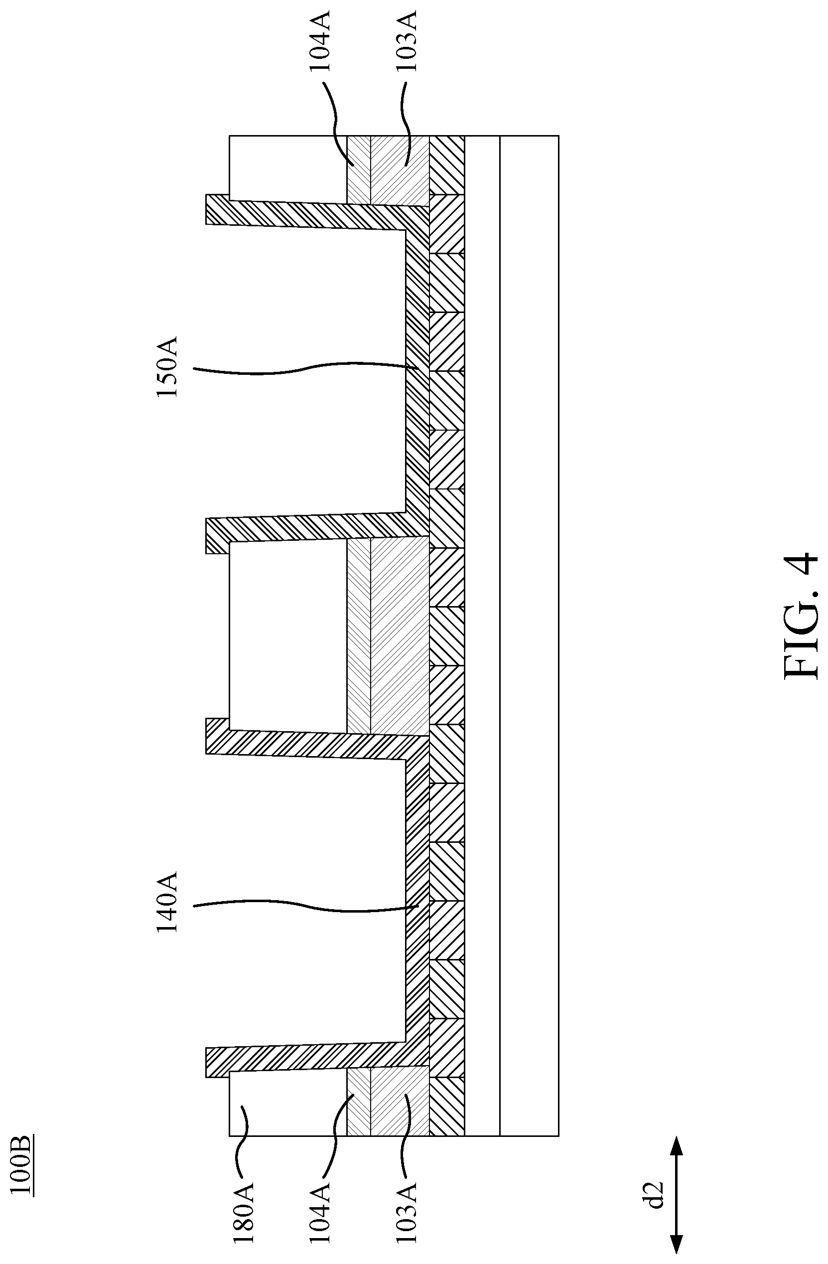 Patent US11777023 Figure 4 – Semiconductor device and method for manufacturing the same