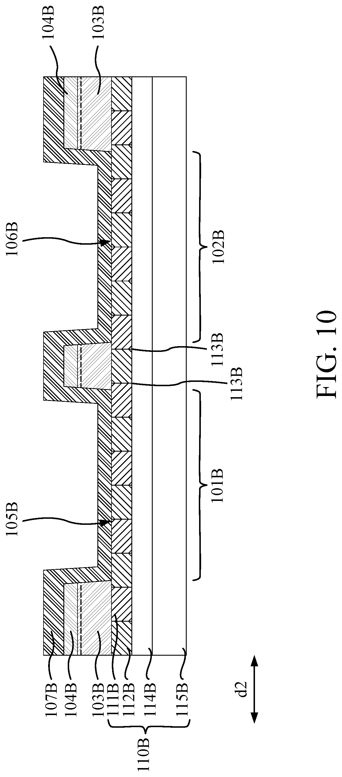 Patent US11777023 Figure 10 – Semiconductor device and method for manufacturing the same