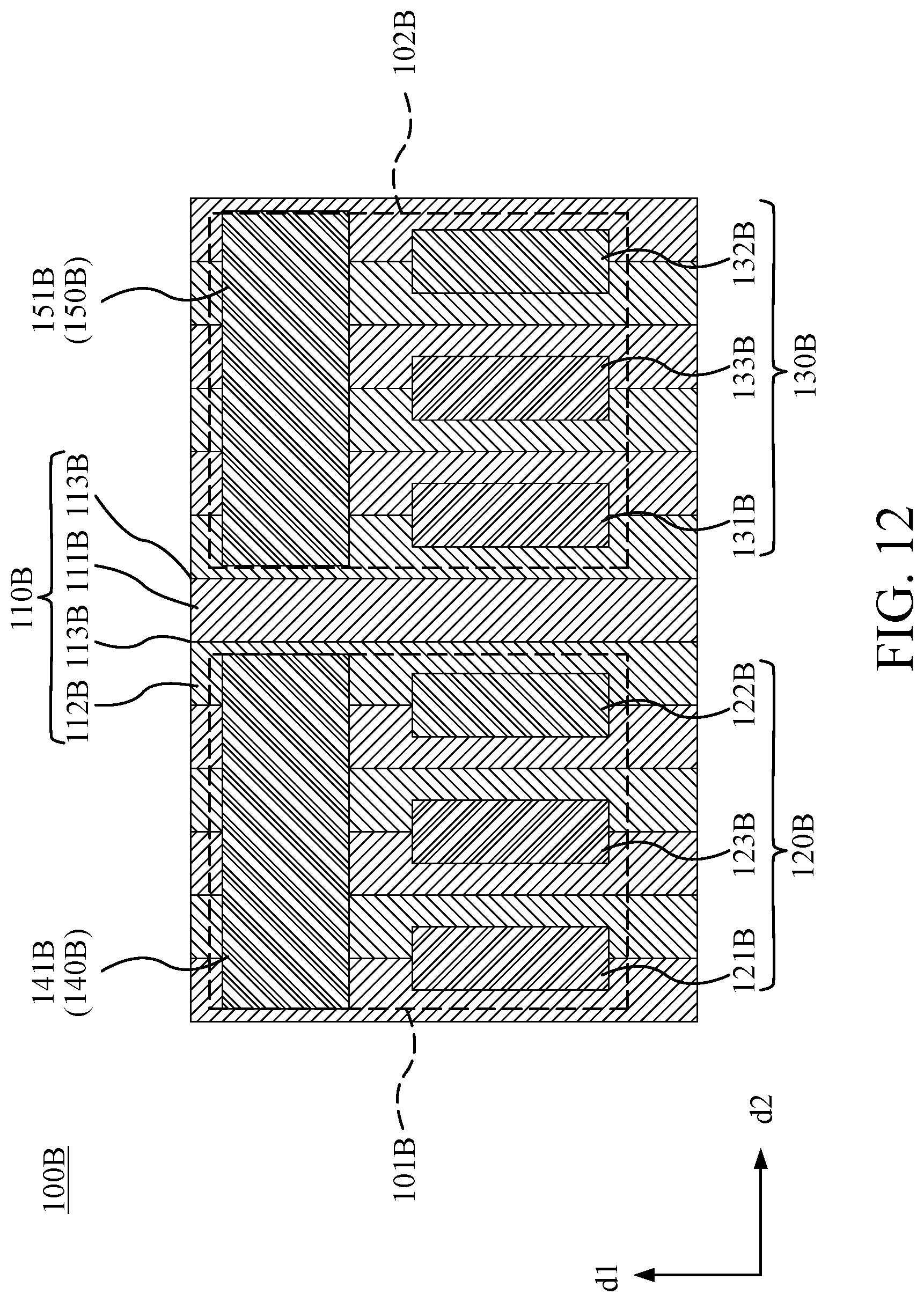 Patent US11777023 Figure 12 – Semiconductor device and method for manufacturing the same