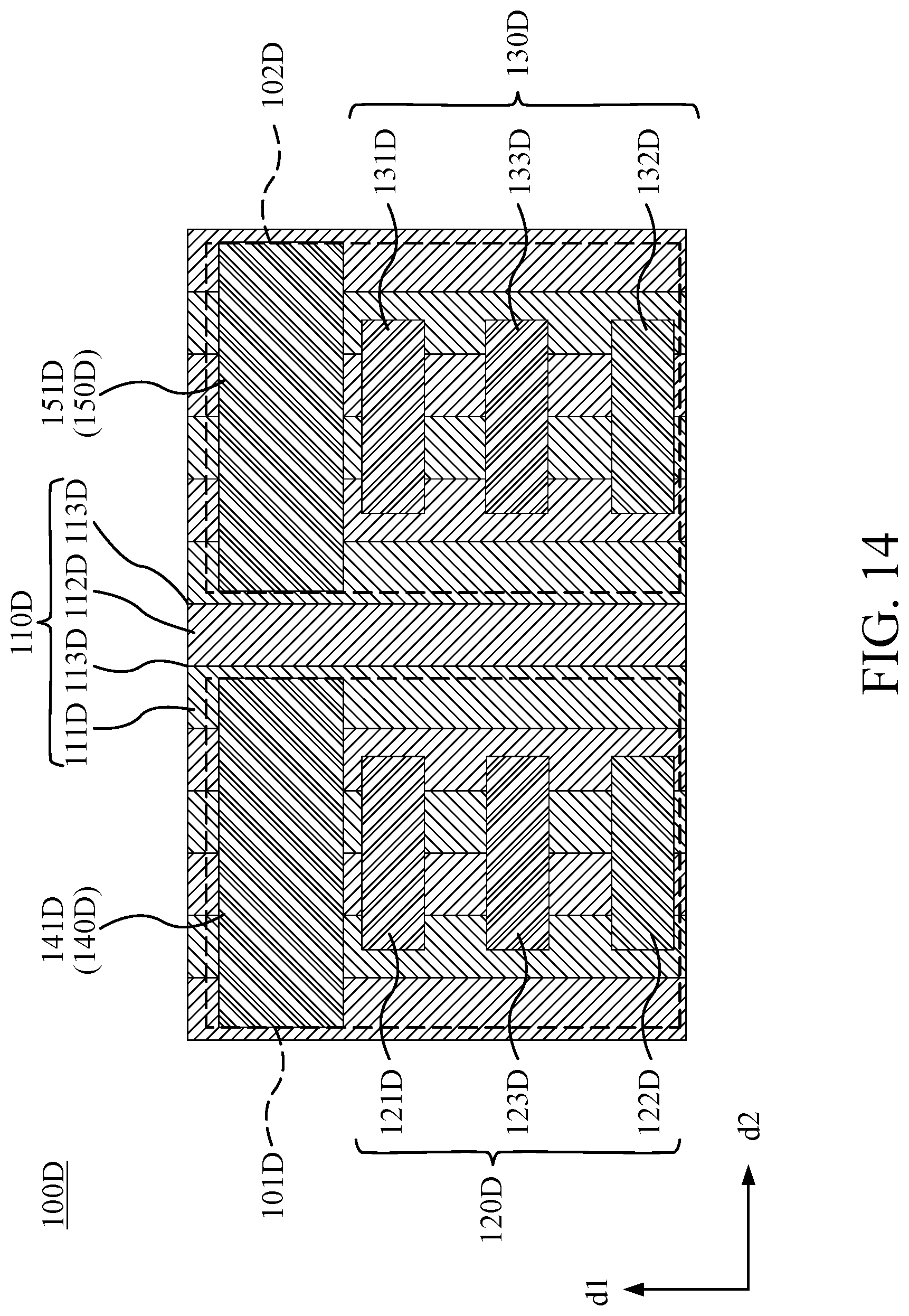 Patent US11777023 Figure 14 – Semiconductor device and method for manufacturing the same