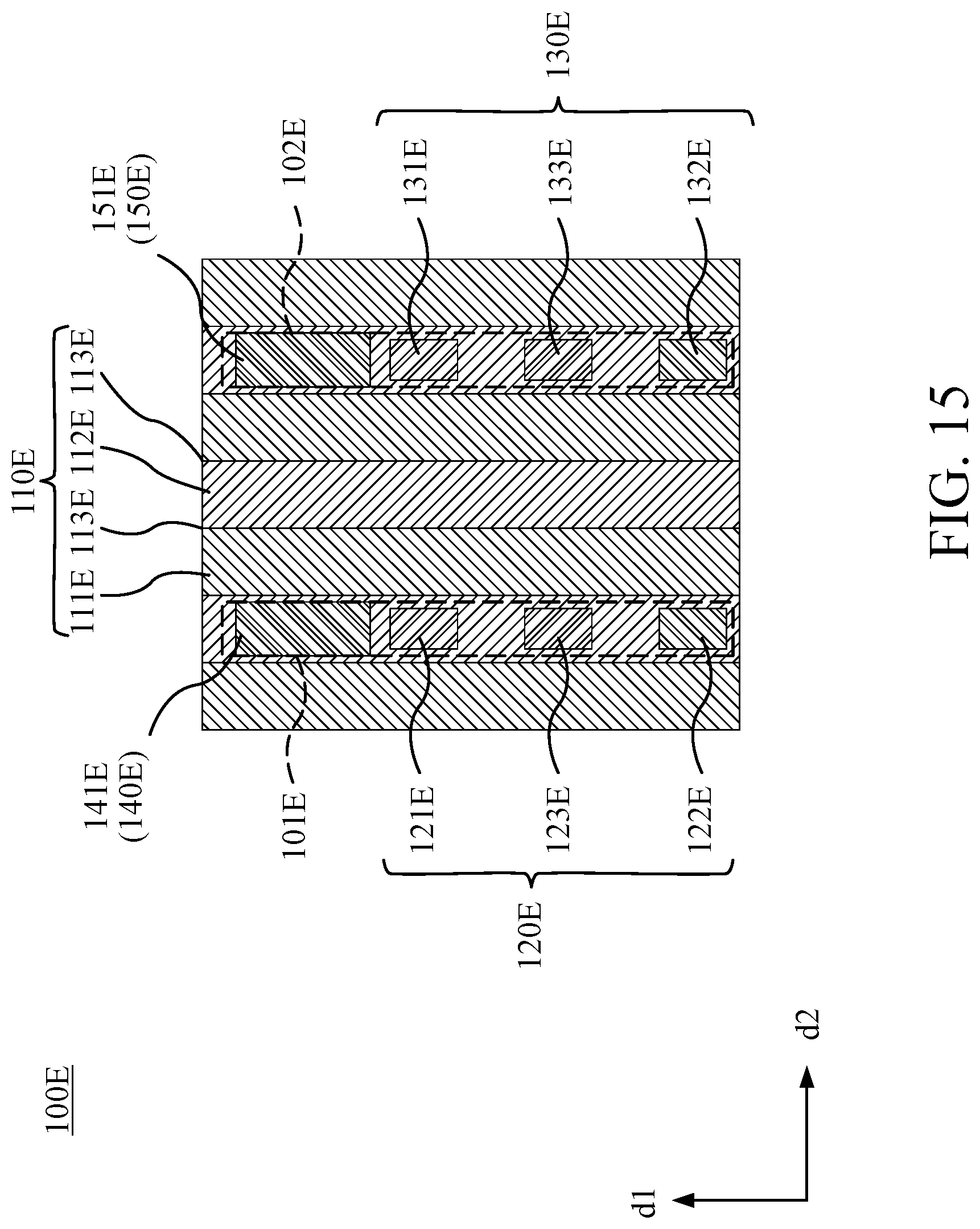 Patent US11777023 Figure 15 – Semiconductor device and method for manufacturing the same
