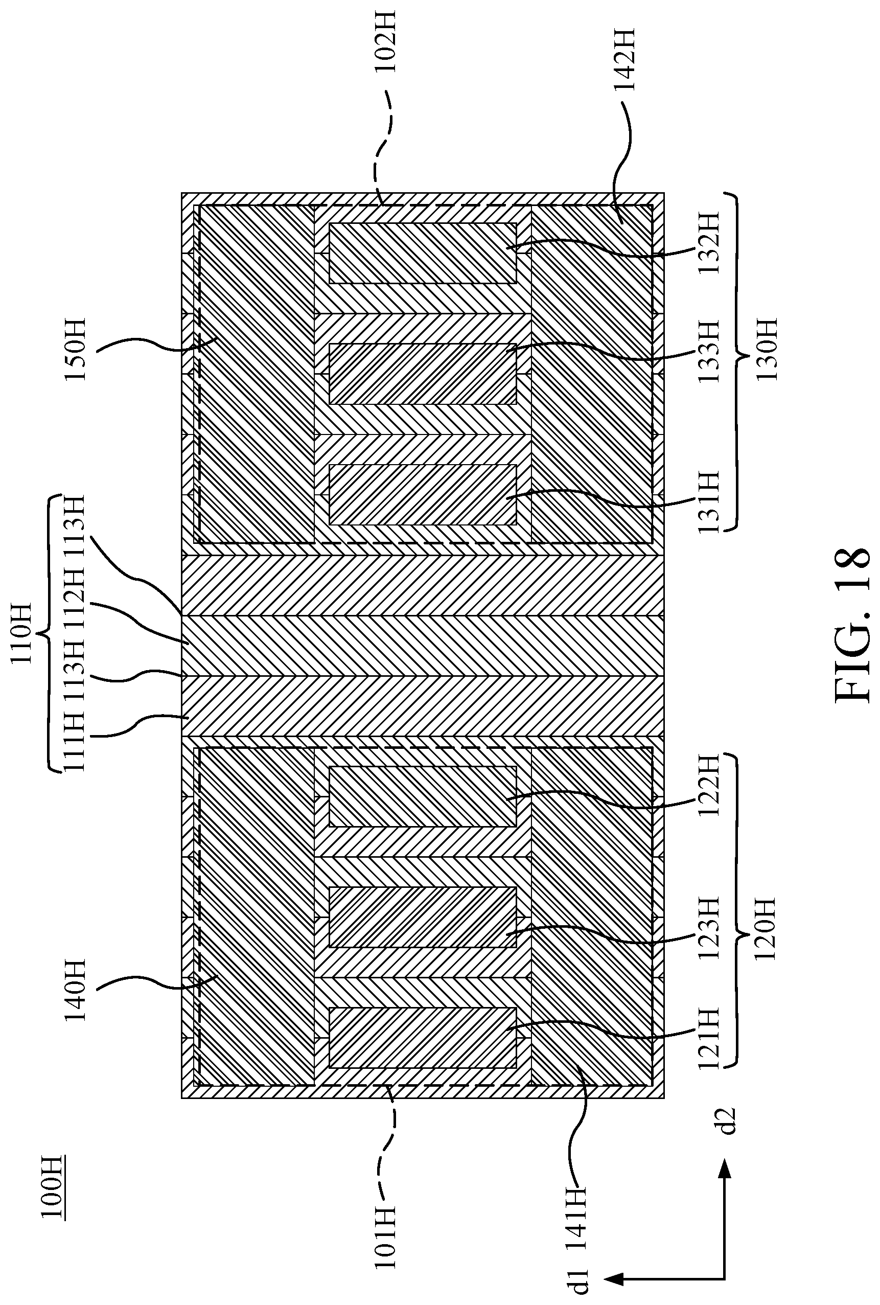 Patent US11777023 Figure 18 – Semiconductor device and method for manufacturing the same