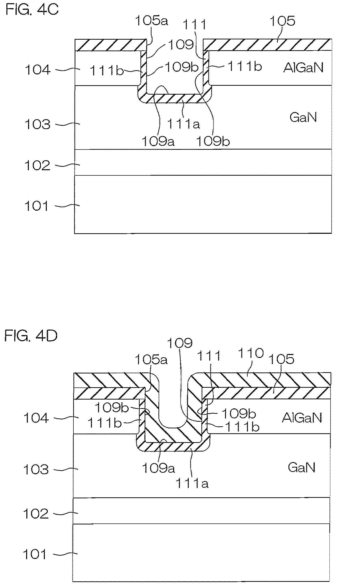 Patent US11777024 Figure 5 – Nitride semiconductor device and fabrication method therefor