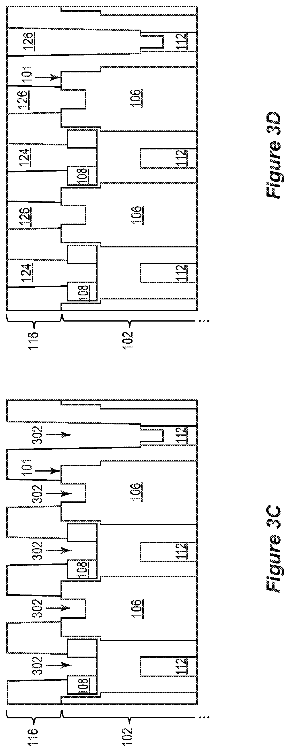 Patent US11777026 Figure 4 – Power semiconductor device having low-k dielectric gaps between adjacent metal contacts