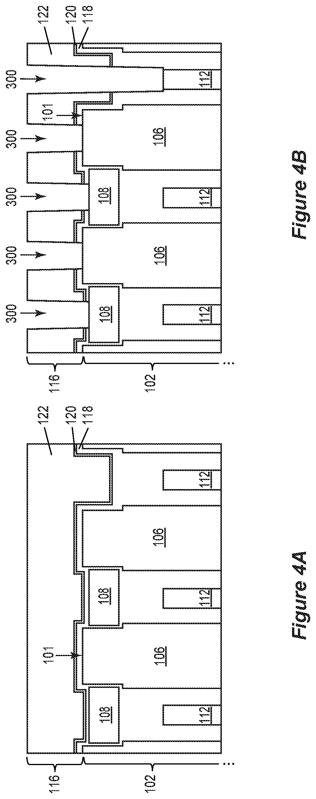 Patent US11777026 Figure 6 – Power semiconductor device having low-k dielectric gaps between adjacent metal contacts