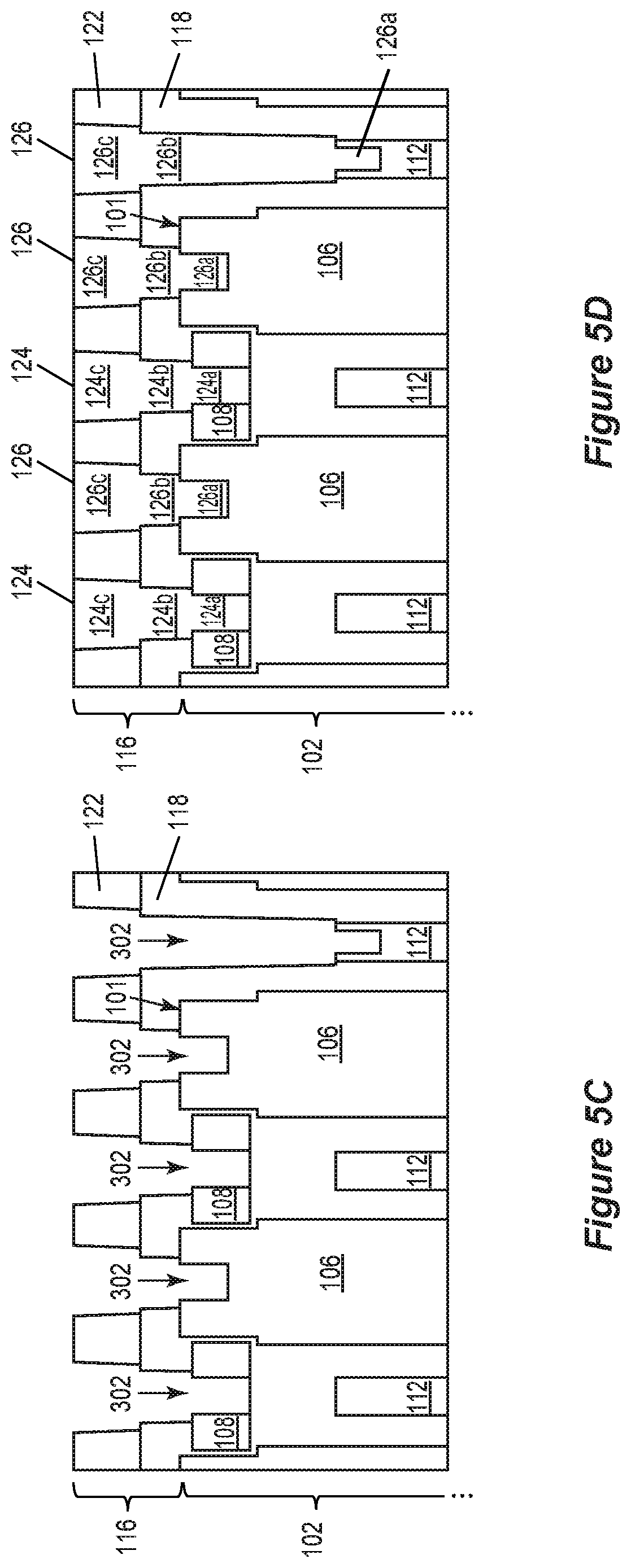 Patent US11777026 Figure 10 – Power semiconductor device having low-k dielectric gaps between adjacent metal contacts