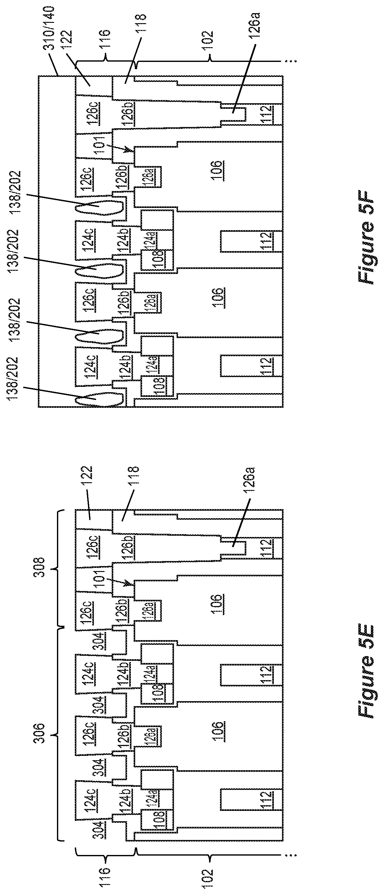 Patent US11777026 Figure 11 – Power semiconductor device having low-k dielectric gaps between adjacent metal contacts