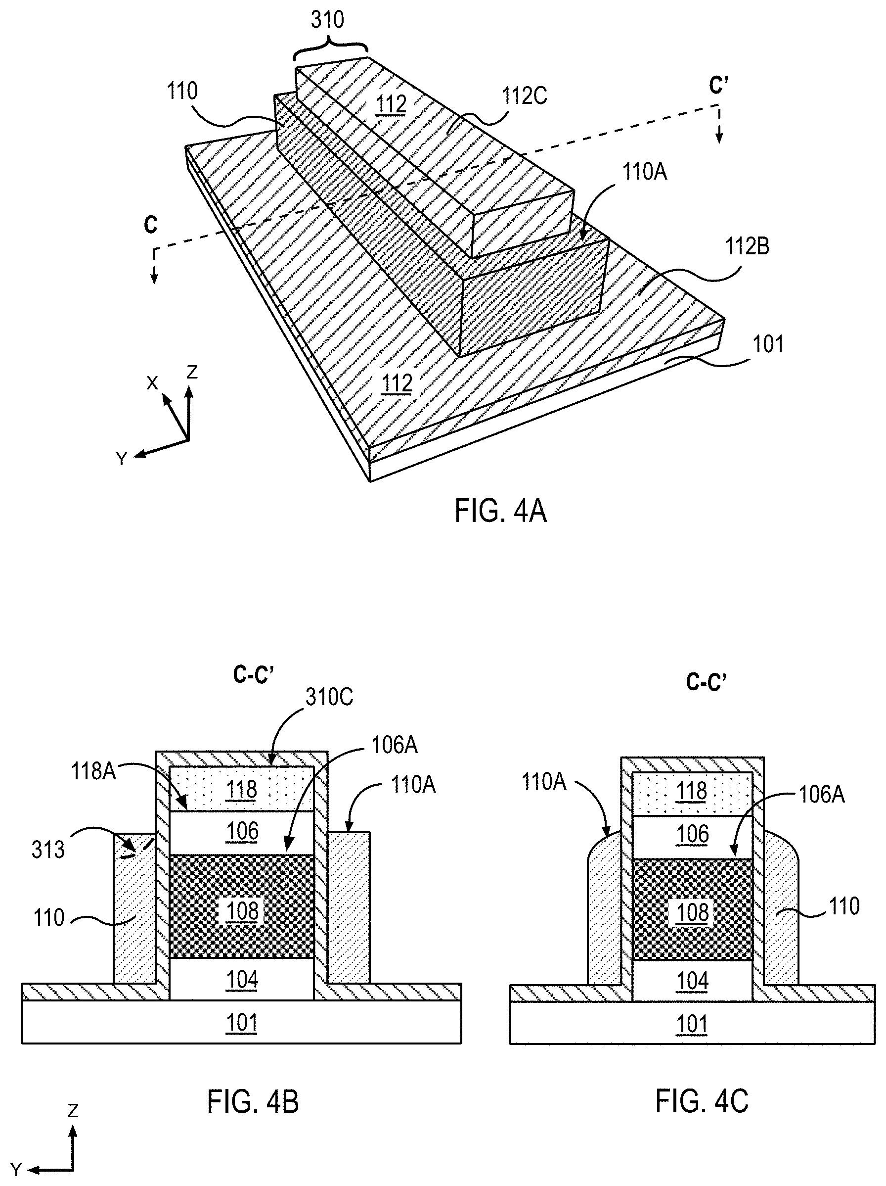 Patent US11777029 Figure 5 – Vertical transistors for ultra-dense logic and memory applications