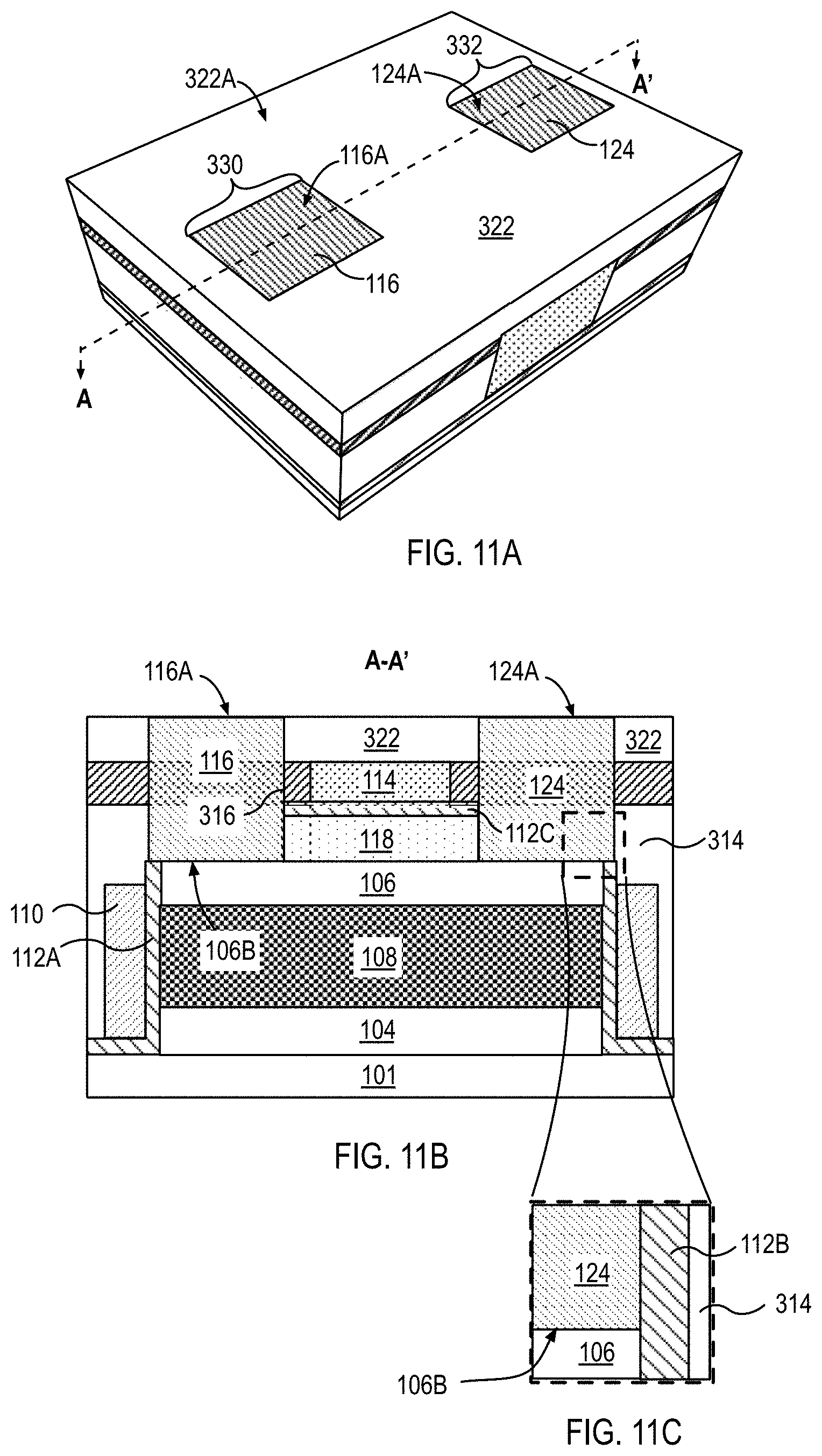 Patent US11777029 Figure 12 – Vertical transistors for ultra-dense logic and memory applications