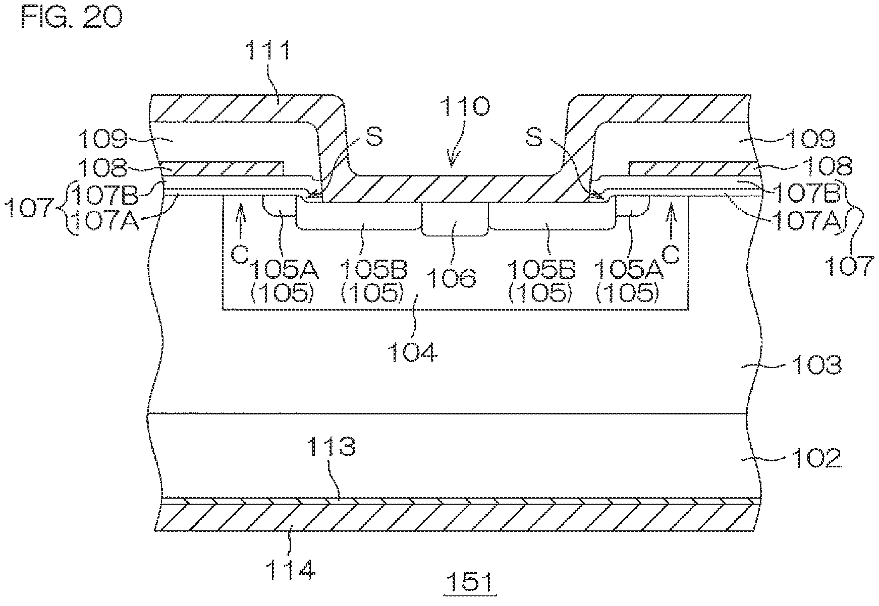Patent US11777030 Figure 17 – Semiconductor device