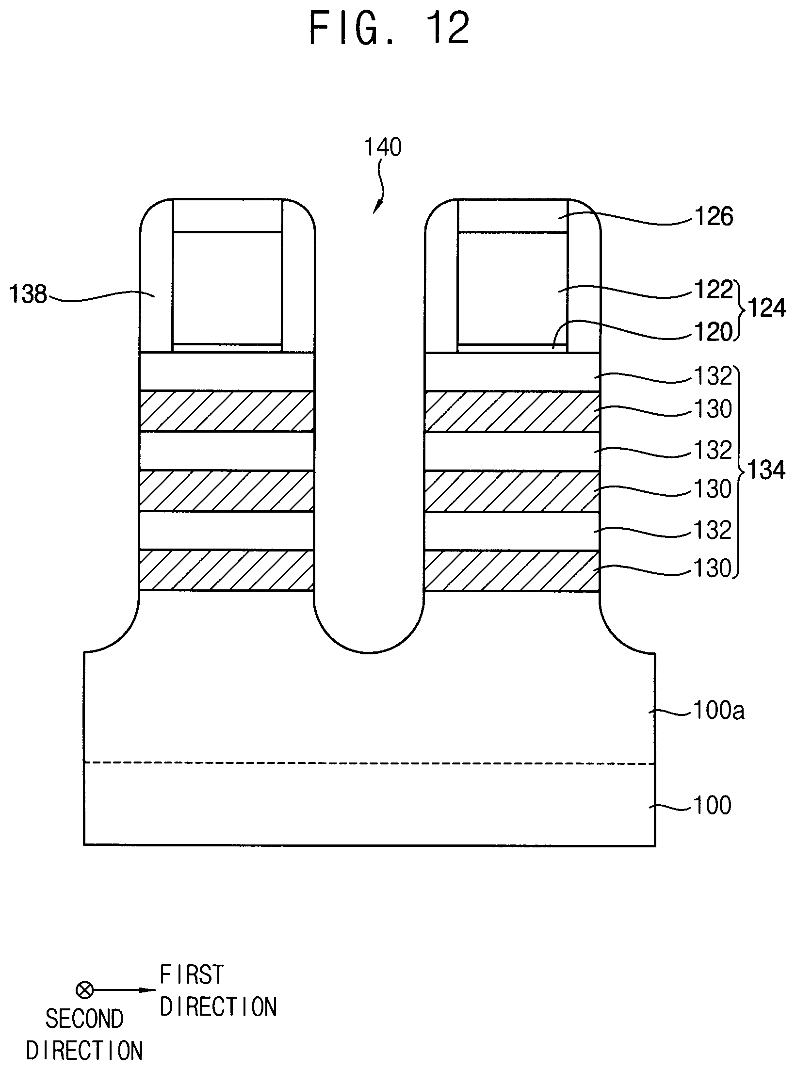 Patent US11777032 Figure 14 – Semiconductor devices and methods of manufacturing the same
