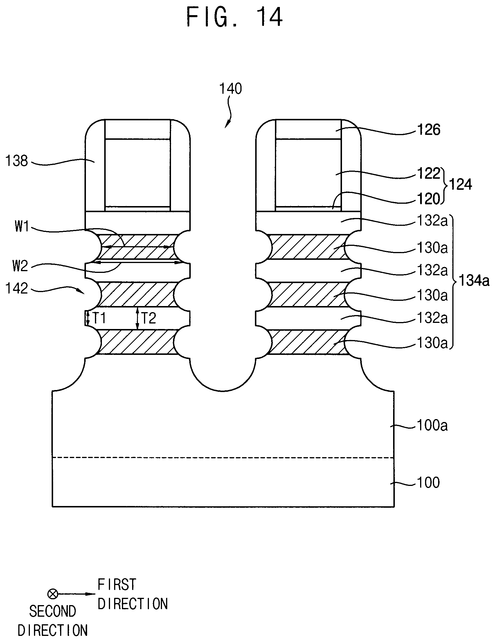 Patent US11777032 Figure 16 – Semiconductor devices and methods of manufacturing the same