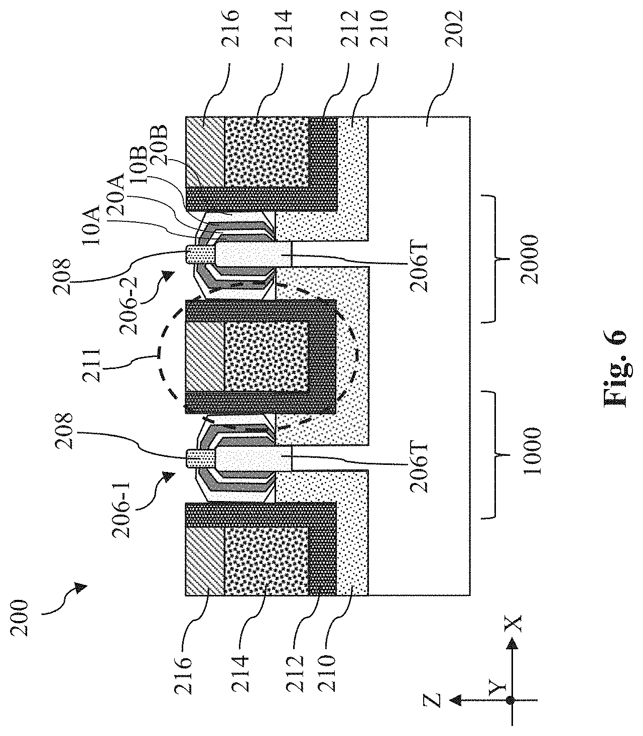 Patent US11777033 Figure 6 – Transistors having vertical nanostructures