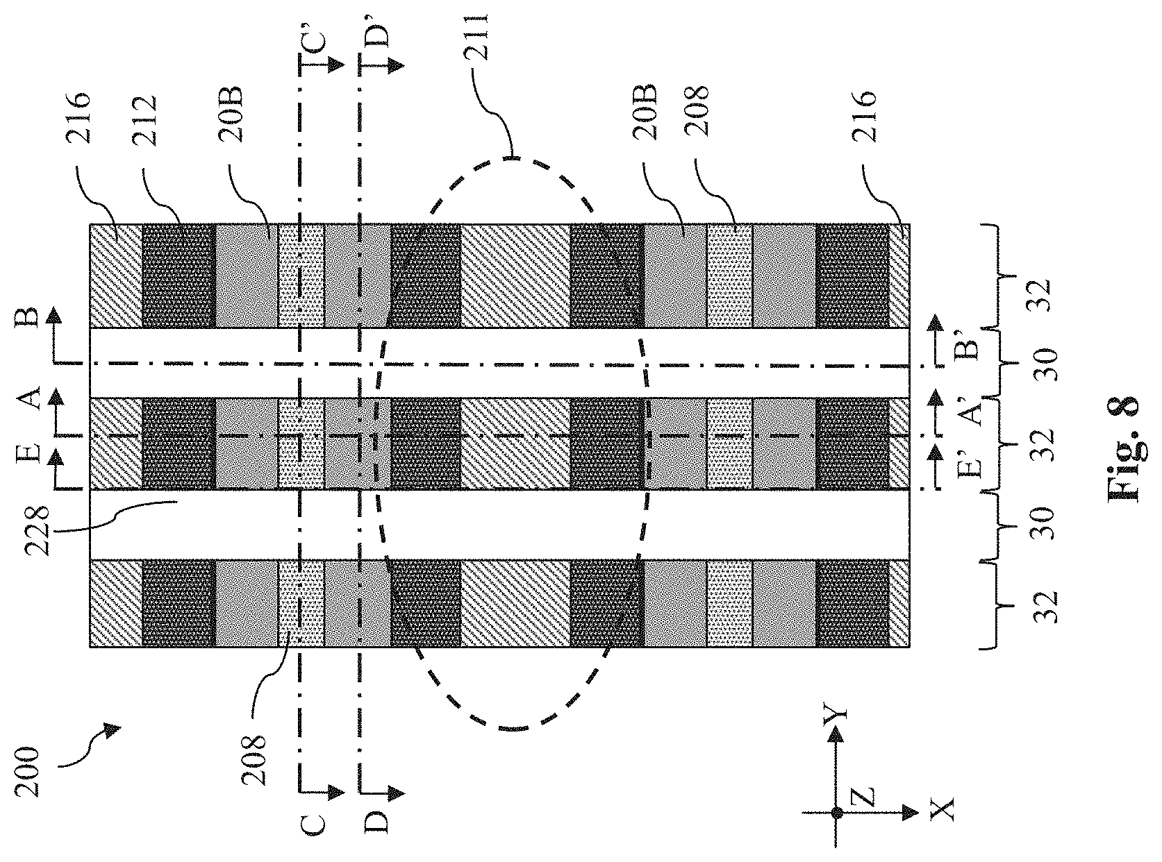 Patent US11777033 Figure 8 – Transistors having vertical nanostructures
