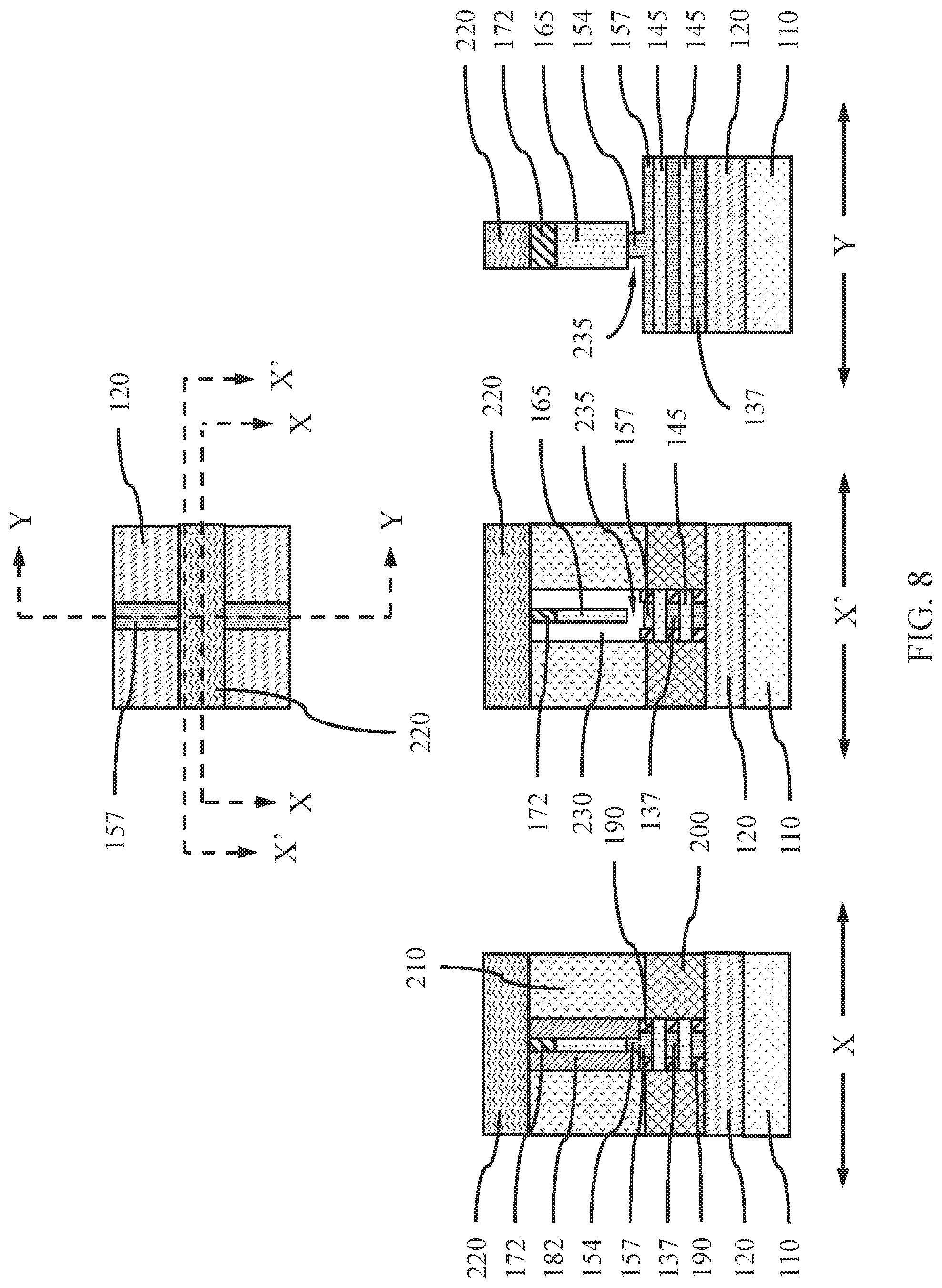 Patent US11777034 Figure 8 – Hybrid complementary field effect transistor device